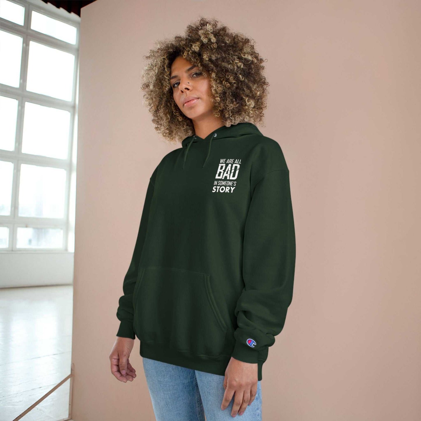 Unisex Heavy Blend Hooded Sweatshirt - "We Are All Bad in Someone's Story"