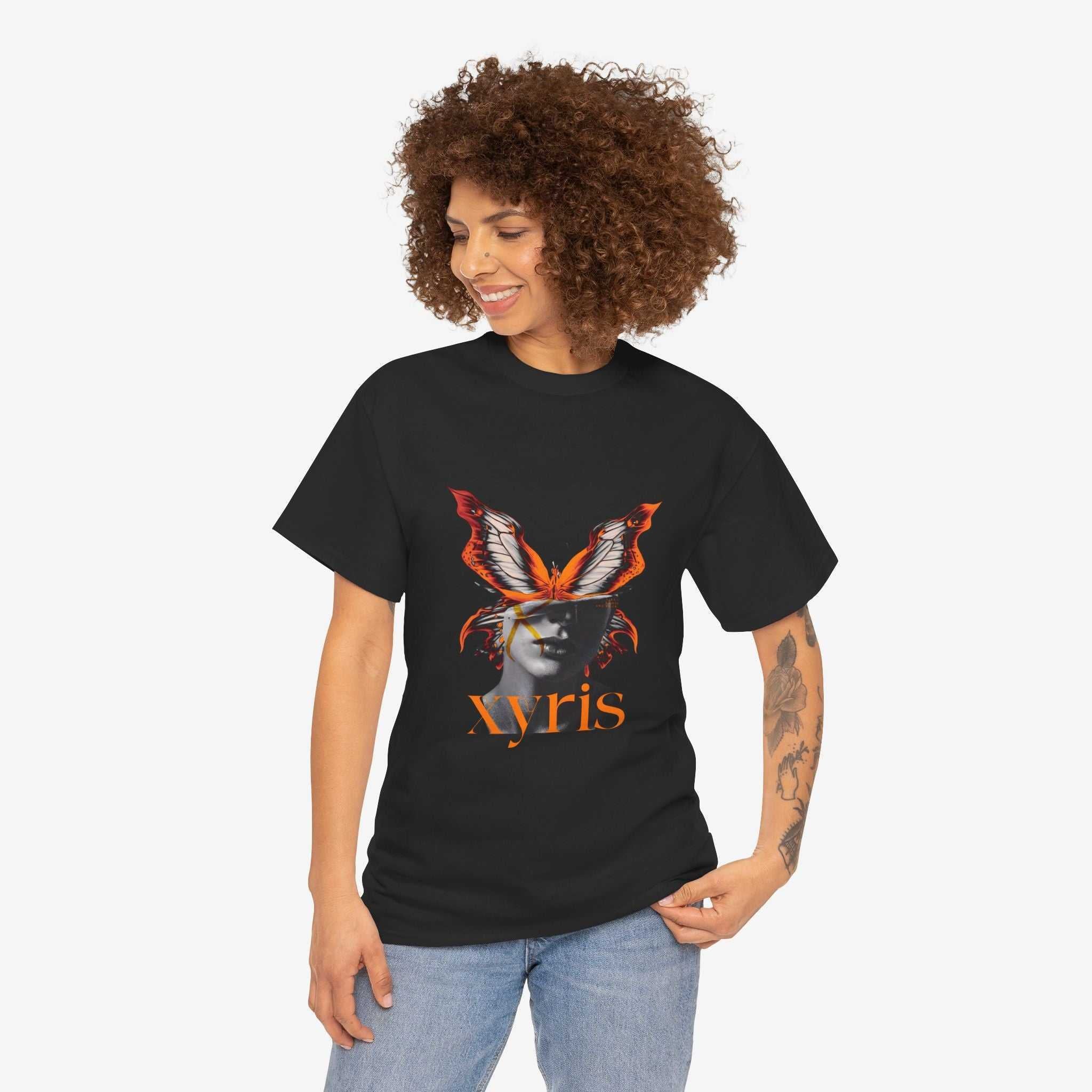 Artistic Butterfly Unisex Heavy Cotton Tee - Xyris Design
