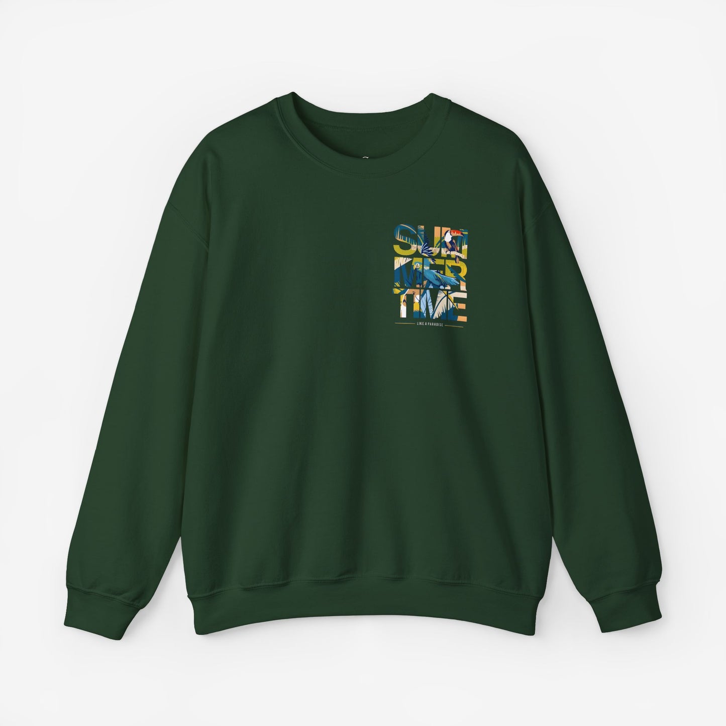 Summertime Vibe Unisex Heavy Crewneck Sweatshirt