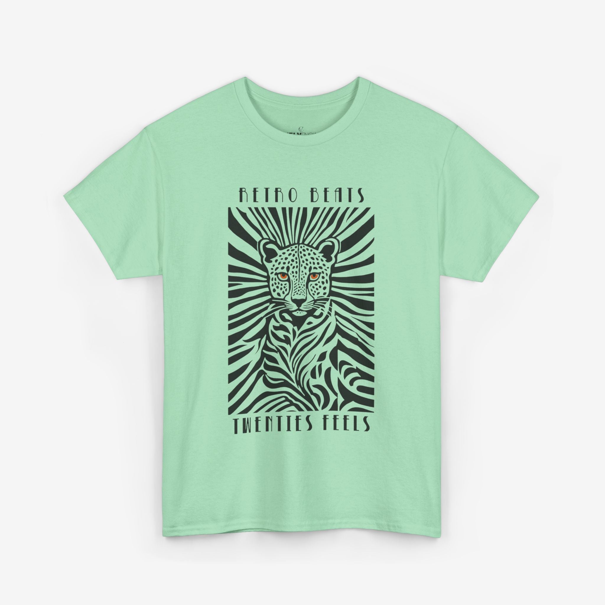 Retro Beats Cotton Tee - Twenties Feels T-Shirt