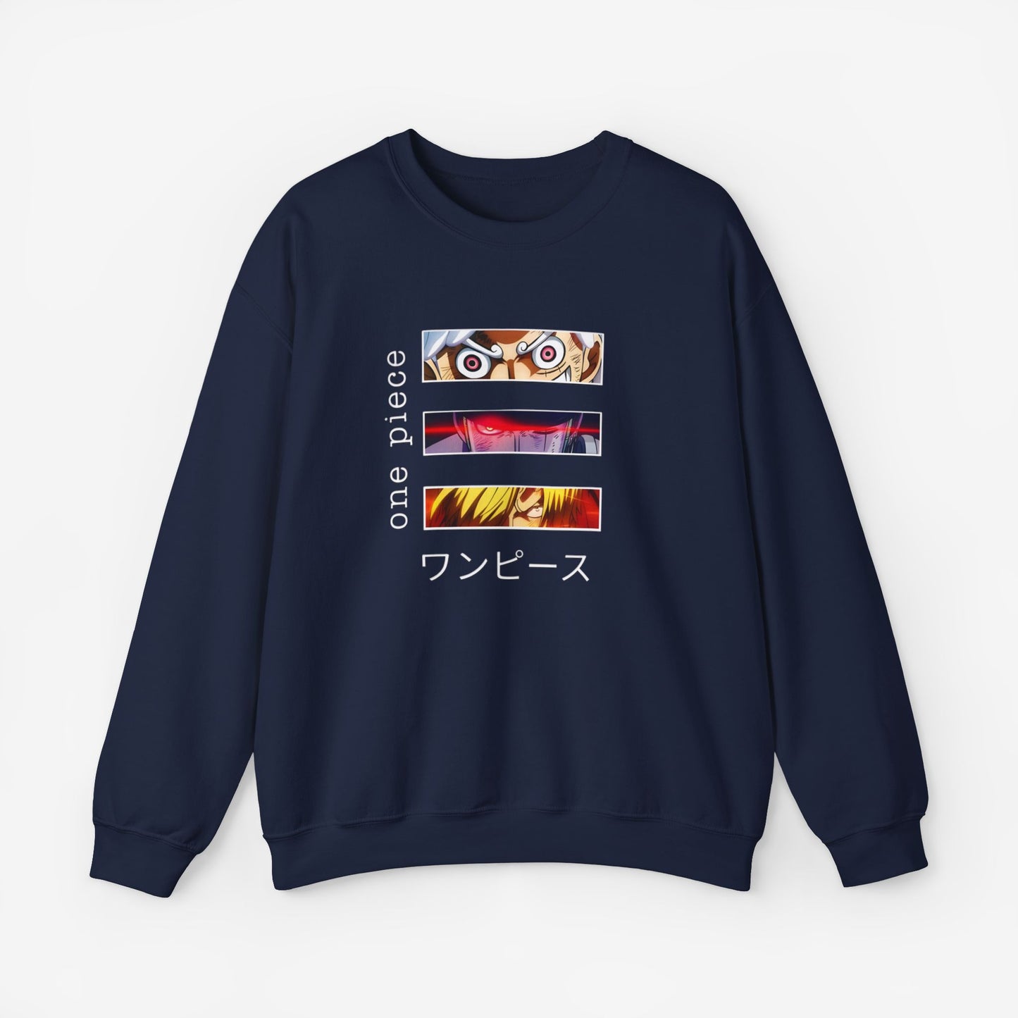 Unisex Anime Sweatshirt S Navy