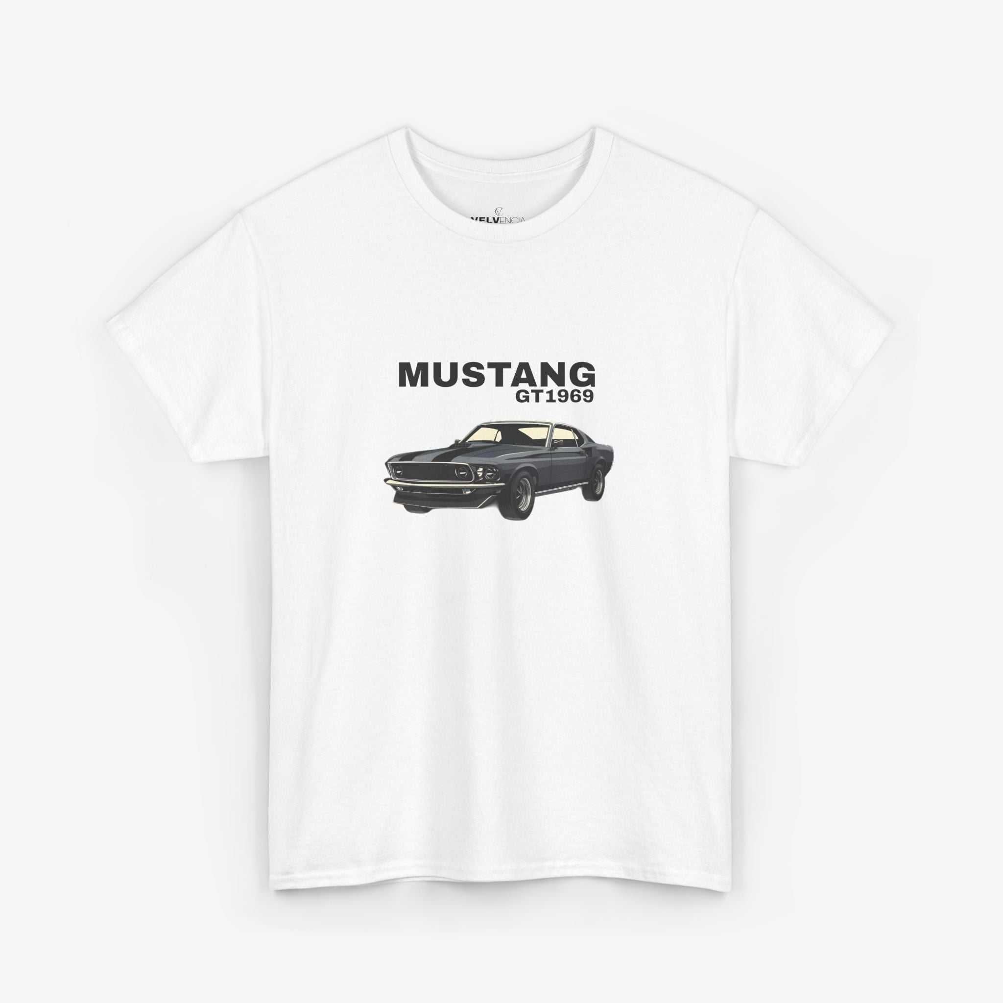 Vintage Mustang GT 1969 Unisex Cotton Tee - Car Lover's Classic