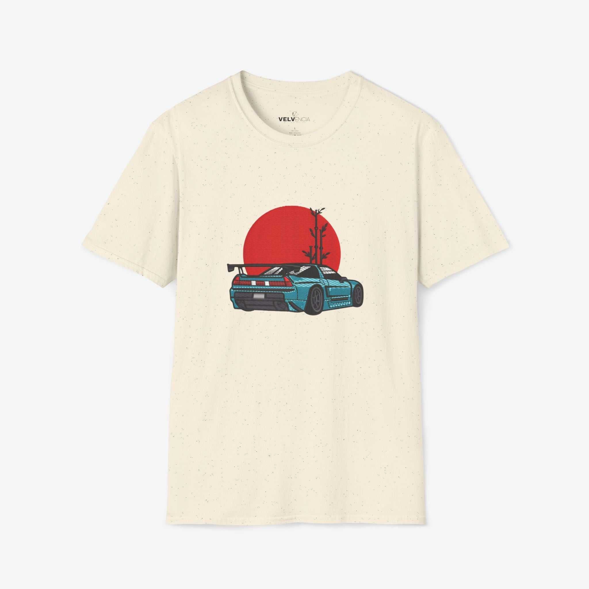 Retro Car Graphic Unisex T-Shirt - Vintage Sunset Design