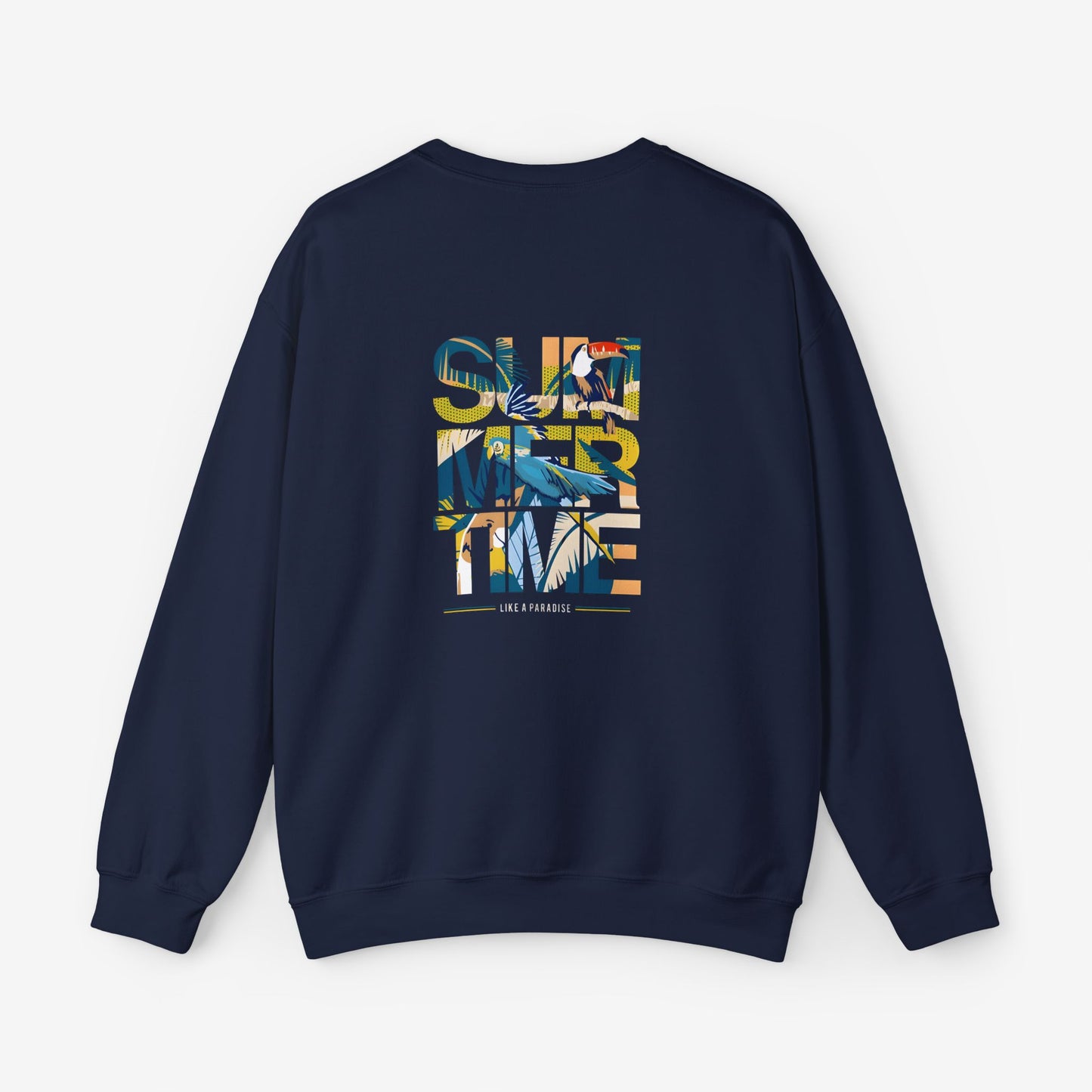 Summertime Vibe Unisex Heavy Crewneck Sweatshirt