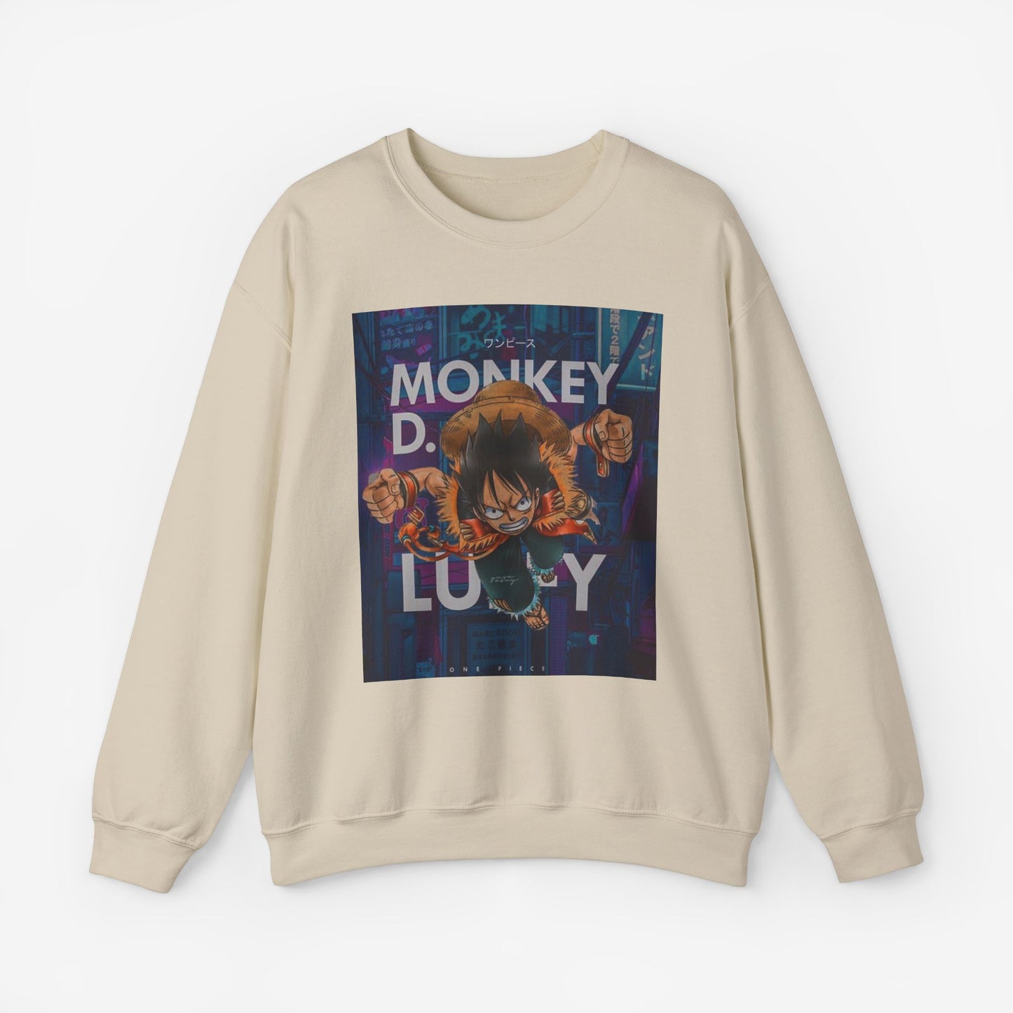 Luffy Sweatshirt S Sand