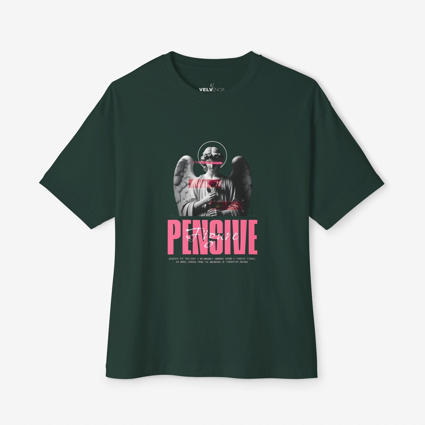 Oversized Tee - "Hold Pistol" Graphic T-Shirt