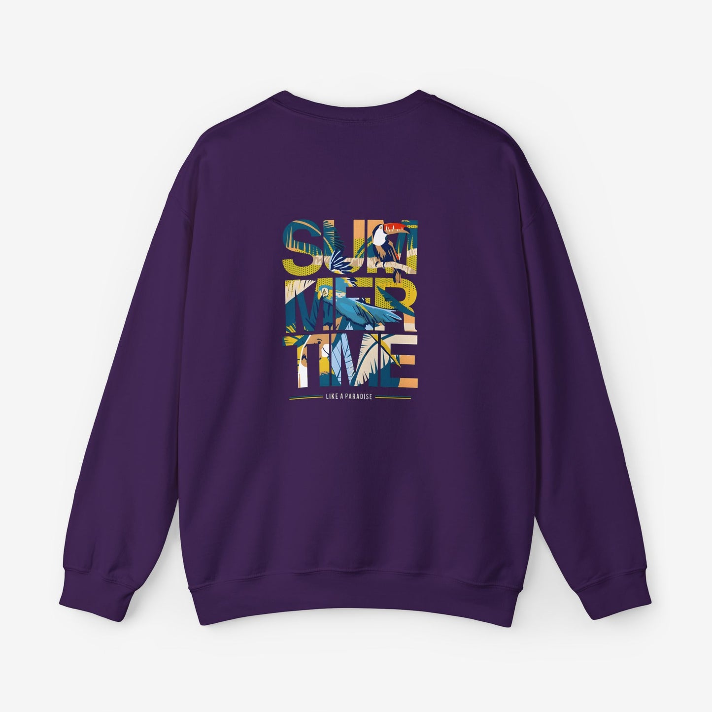 Summertime Vibe Unisex Heavy Crewneck Sweatshirt