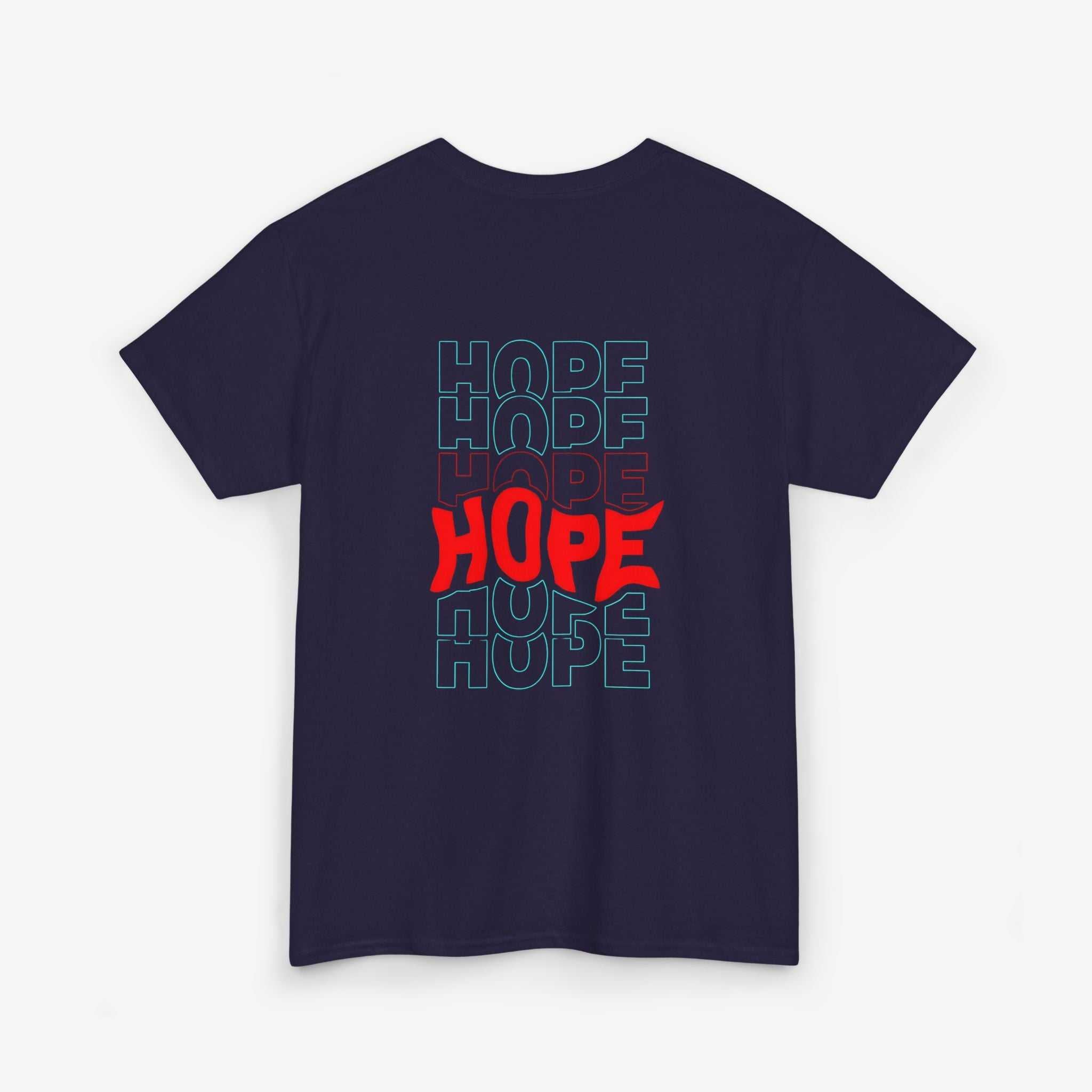 Inspirational Unisex Heavy Cotton Tee - 'Hope' Graphic Shirt