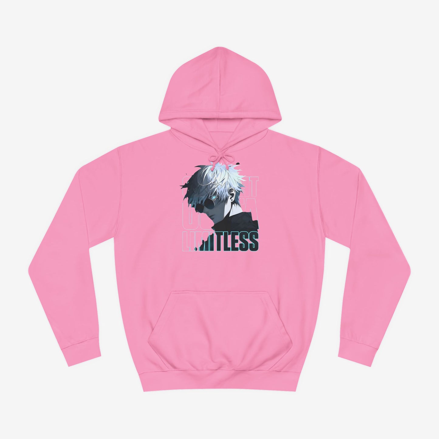 Anime Graphic Hoodie Candyfloss Pink XS