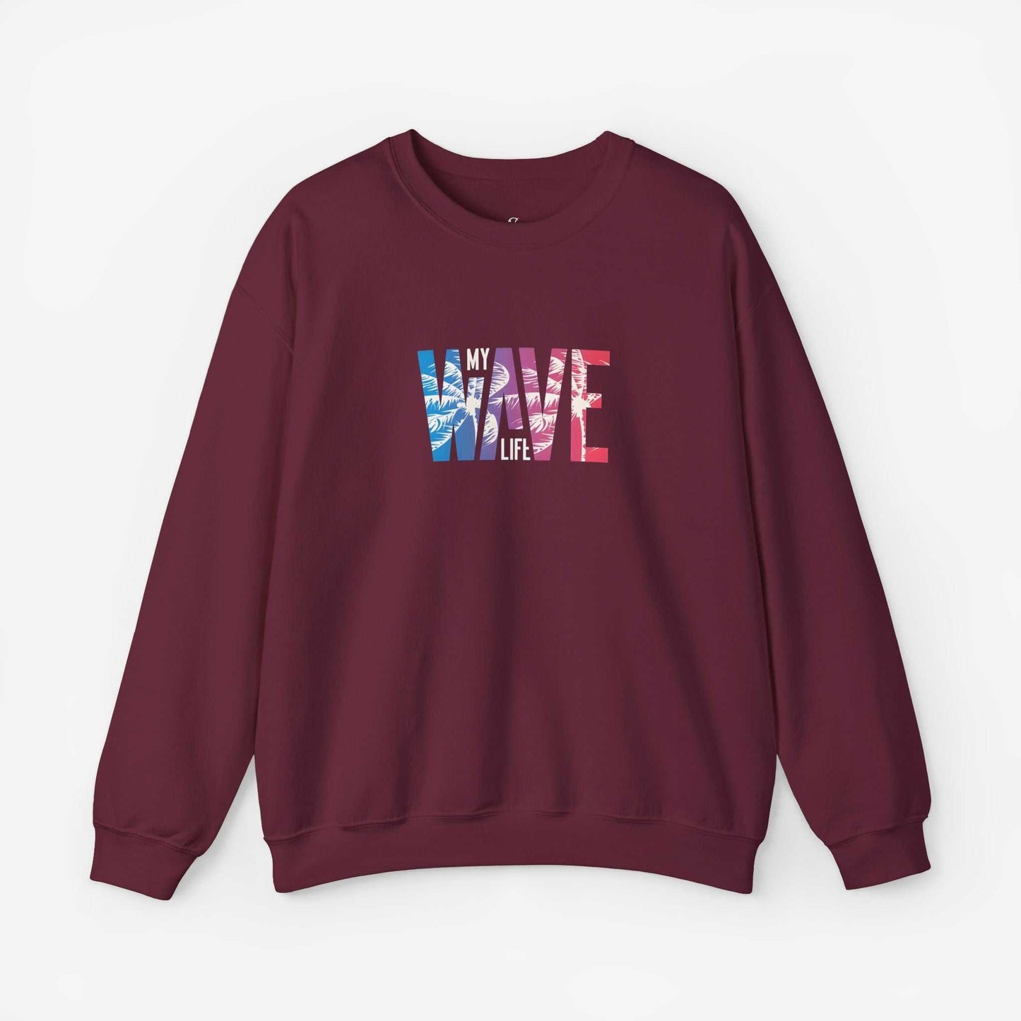 Unisex Heavy Blend™ Wave Sweatshirt - Cozy Ocean Vibe Apparel for Beach Lovers
