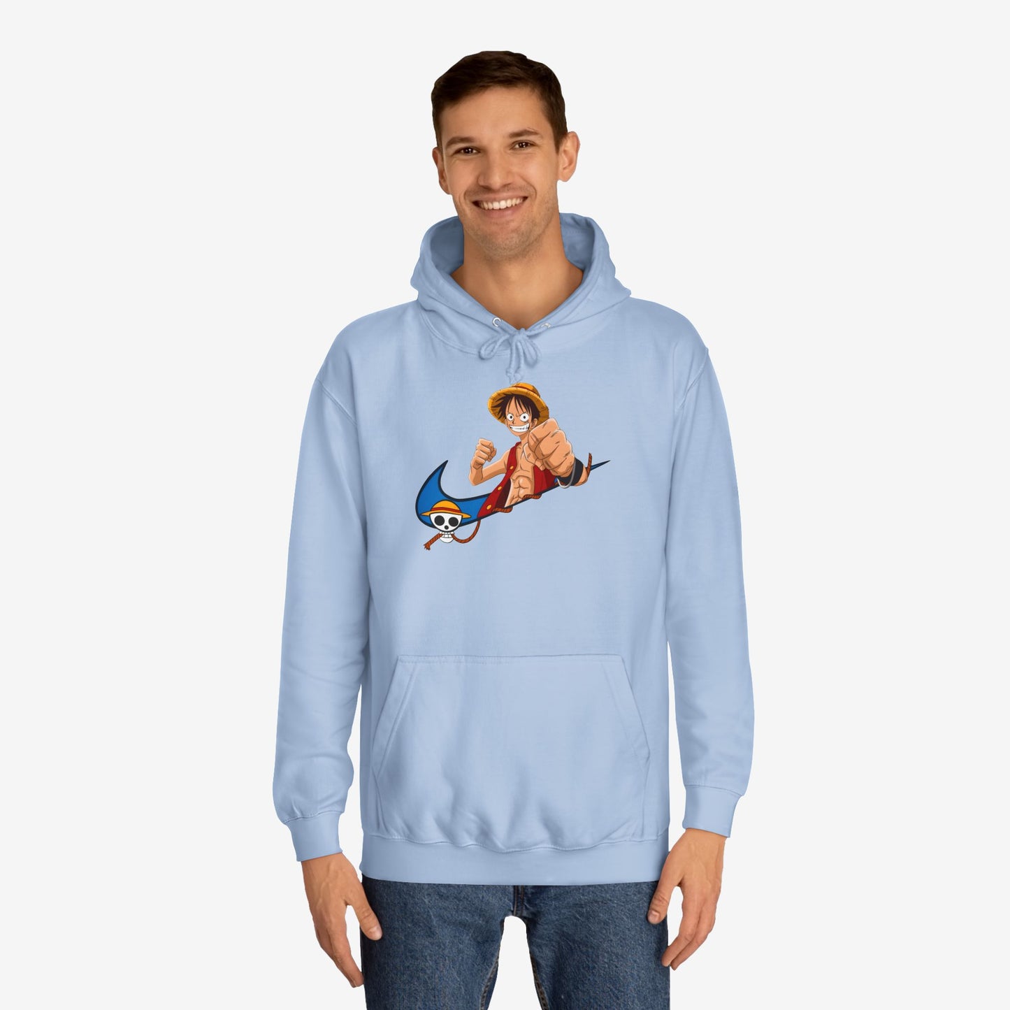 Nike Luffy Custom Hoodie Design