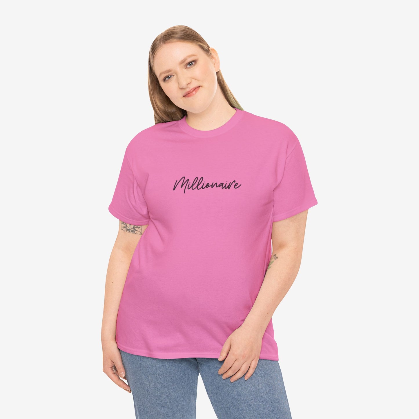 Inspirational Millionaire Unisex Heavy Cotton Tee