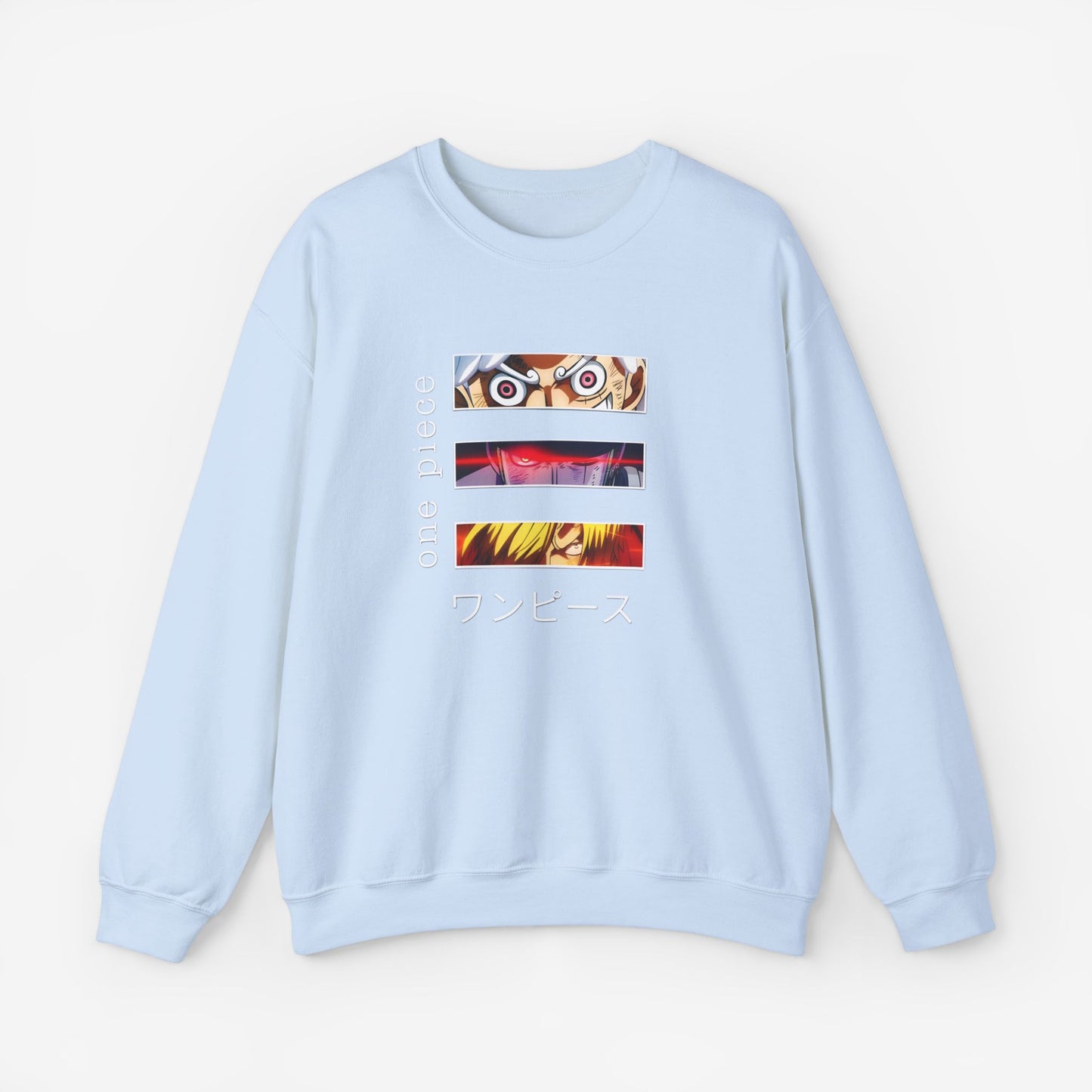 Unisex Anime Sweatshirt S Light Blue
