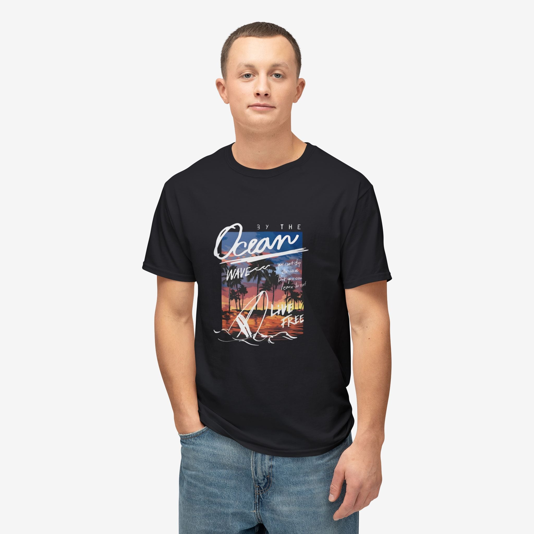 Ocean Vibes Cotton T-shirt