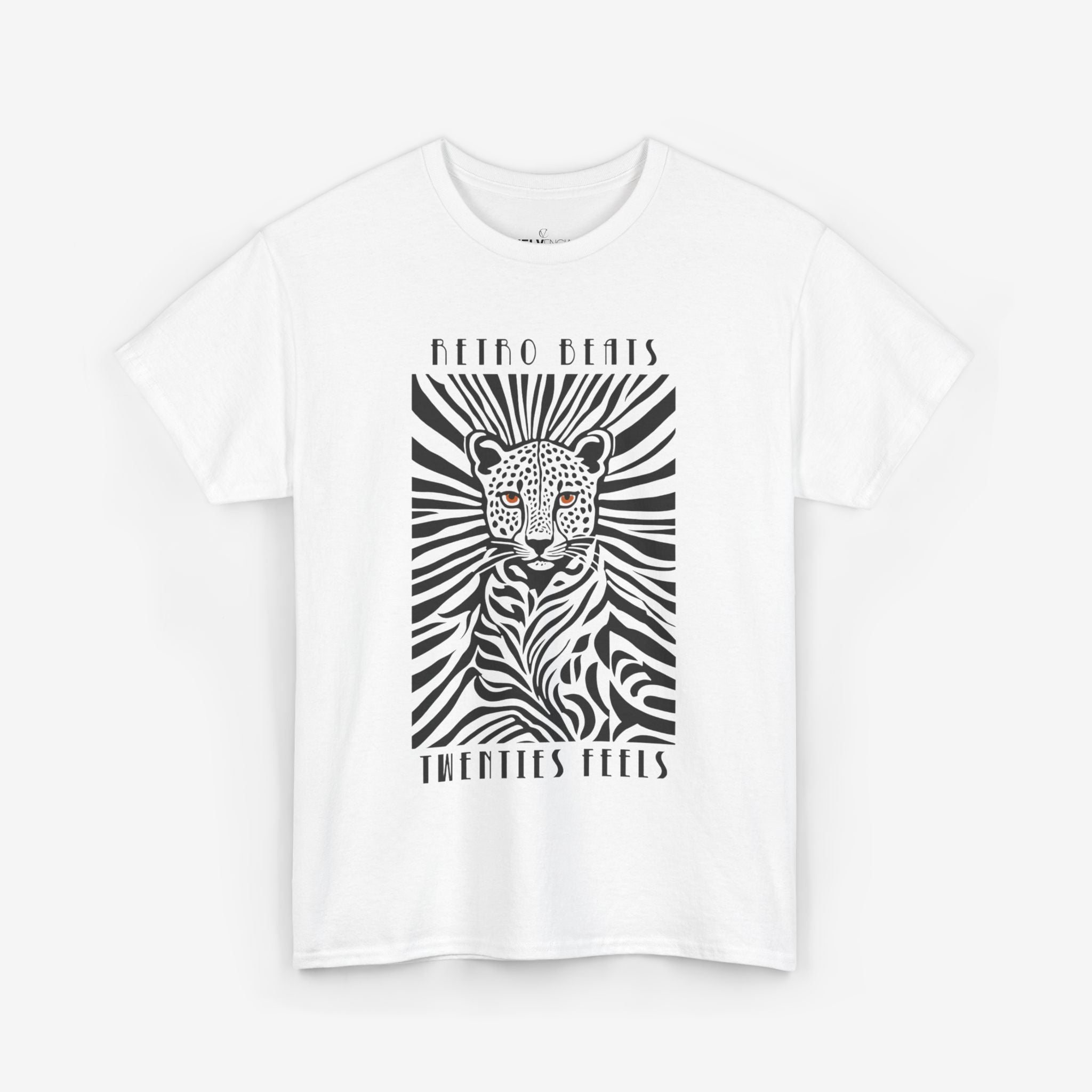 Retro Beats Cotton Tee - Twenties Feels T-Shirt