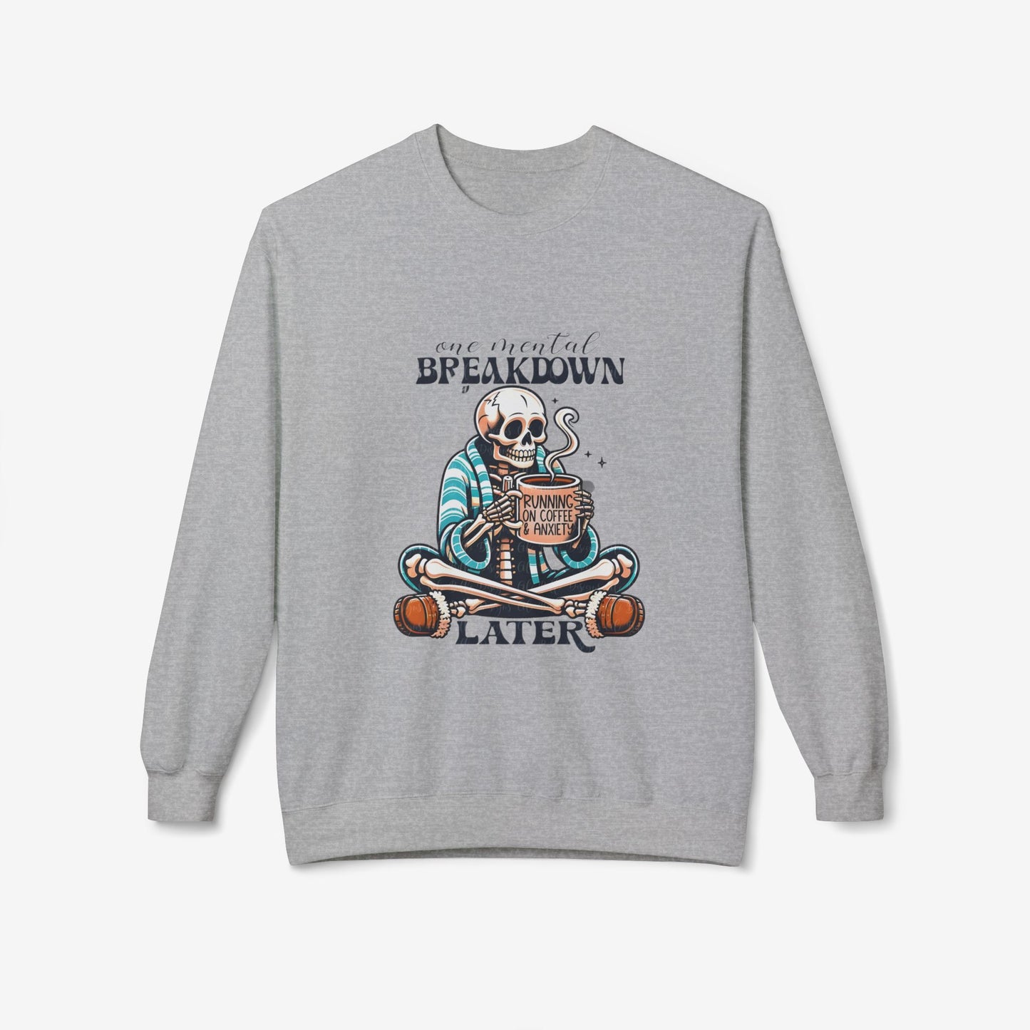Crewneck Sweatshirt Breakdown graphic Sport Grey S
