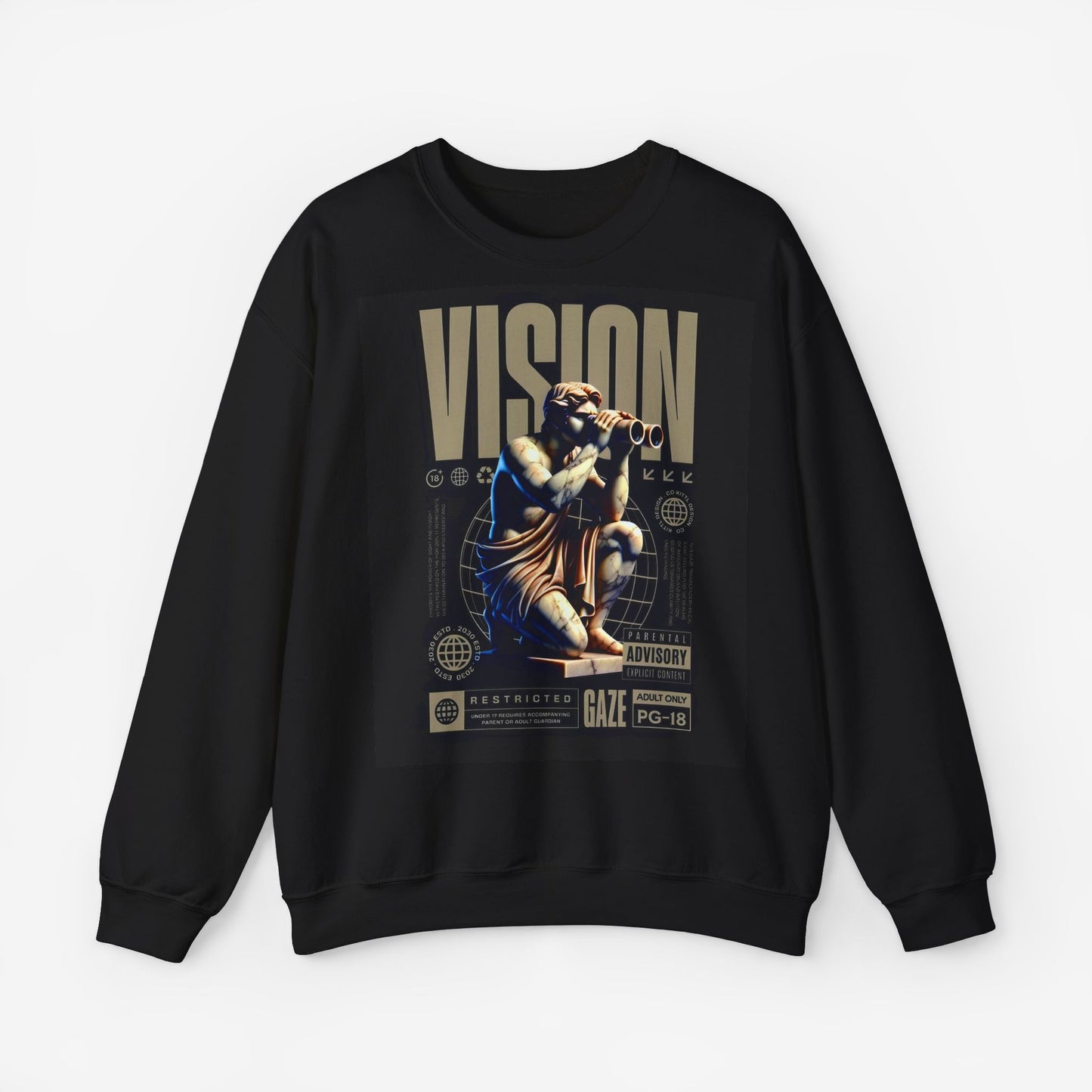 VISION Sweatshirt S Black