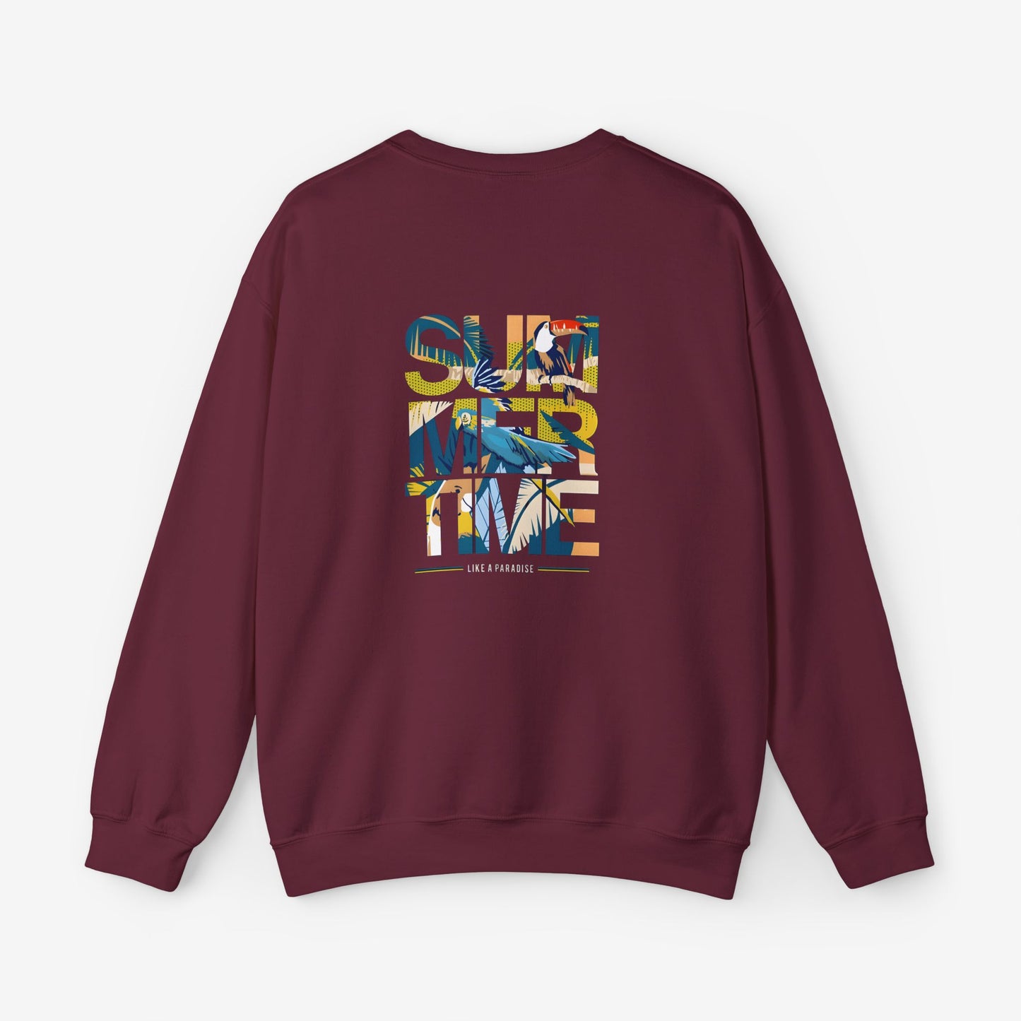 Summertime Vibe Unisex Heavy Crewneck Sweatshirt