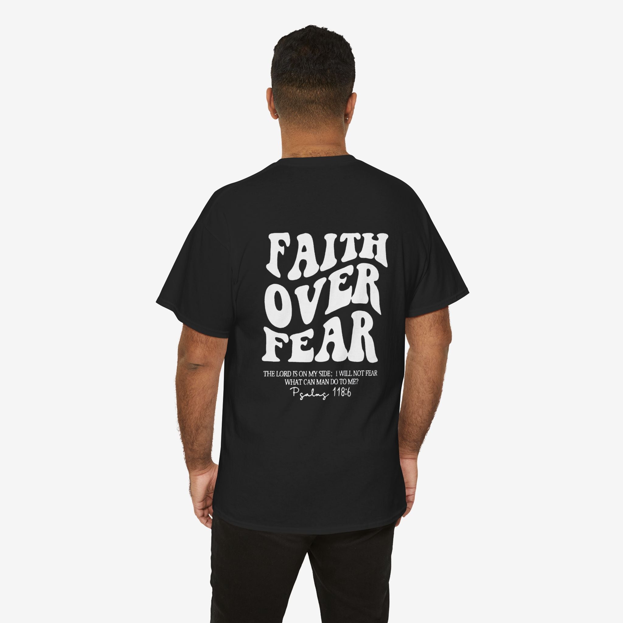 Faith Over Fear Cotton Tee