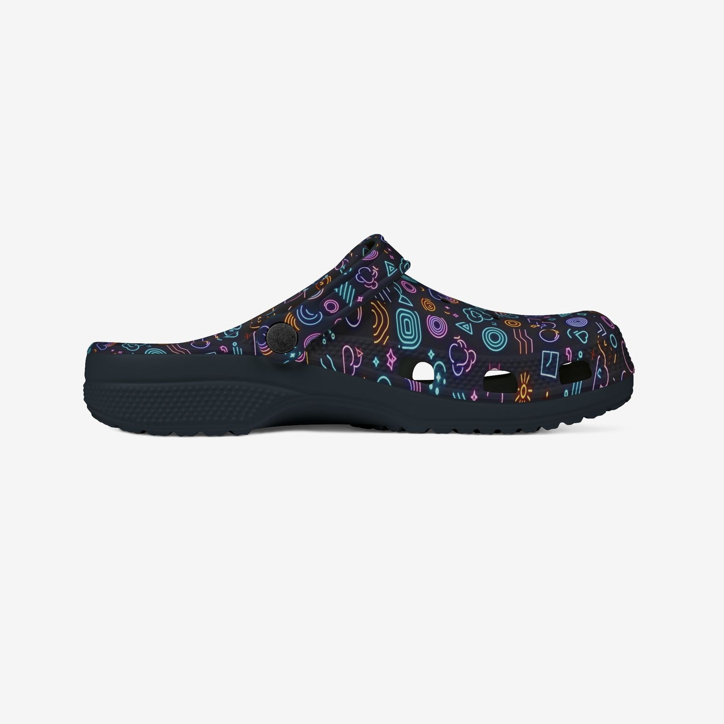 Neon Emojis Men's Clogs
