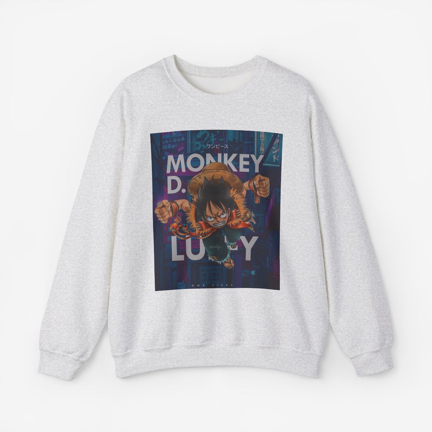 Luffy Sweatshirt S Ash