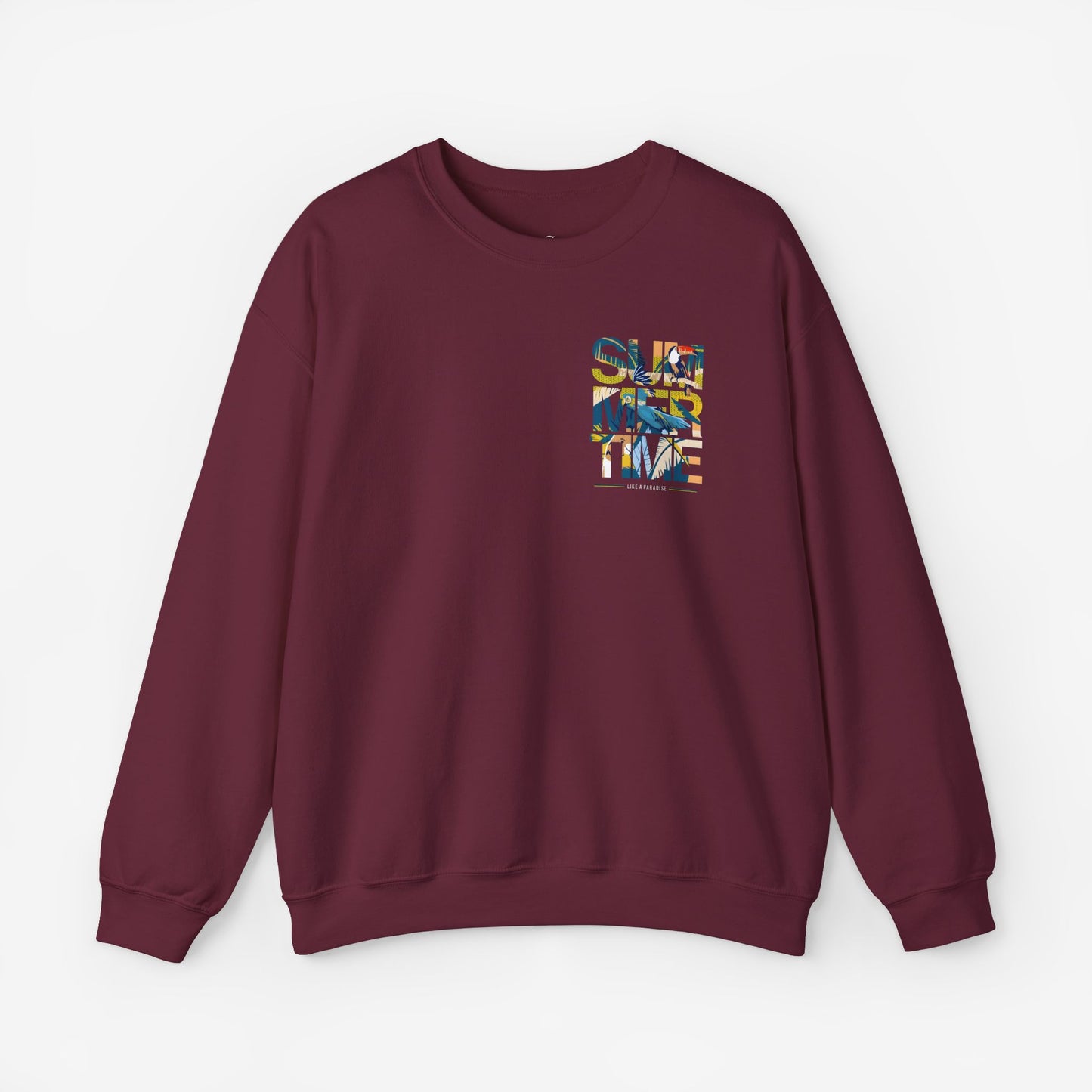 Summertime Vibe Unisex Heavy Crewneck Sweatshirt