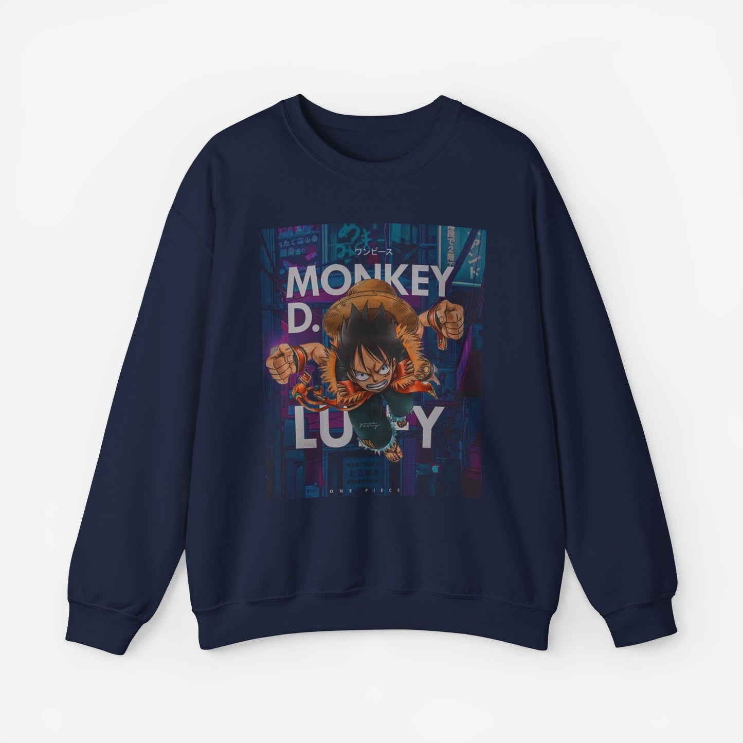 Luffy Sweatshirt S Navy