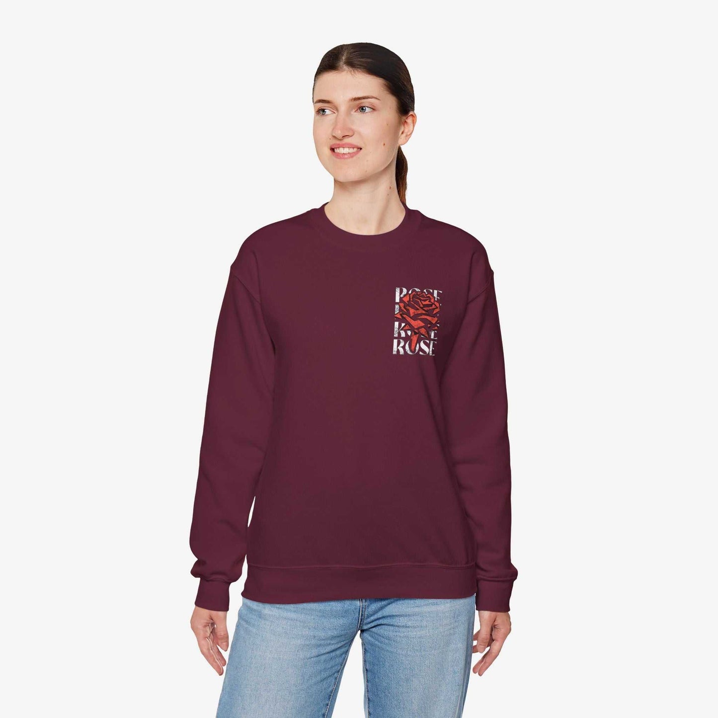 Rose Graphic Unisex Crewneck Sweatshirt