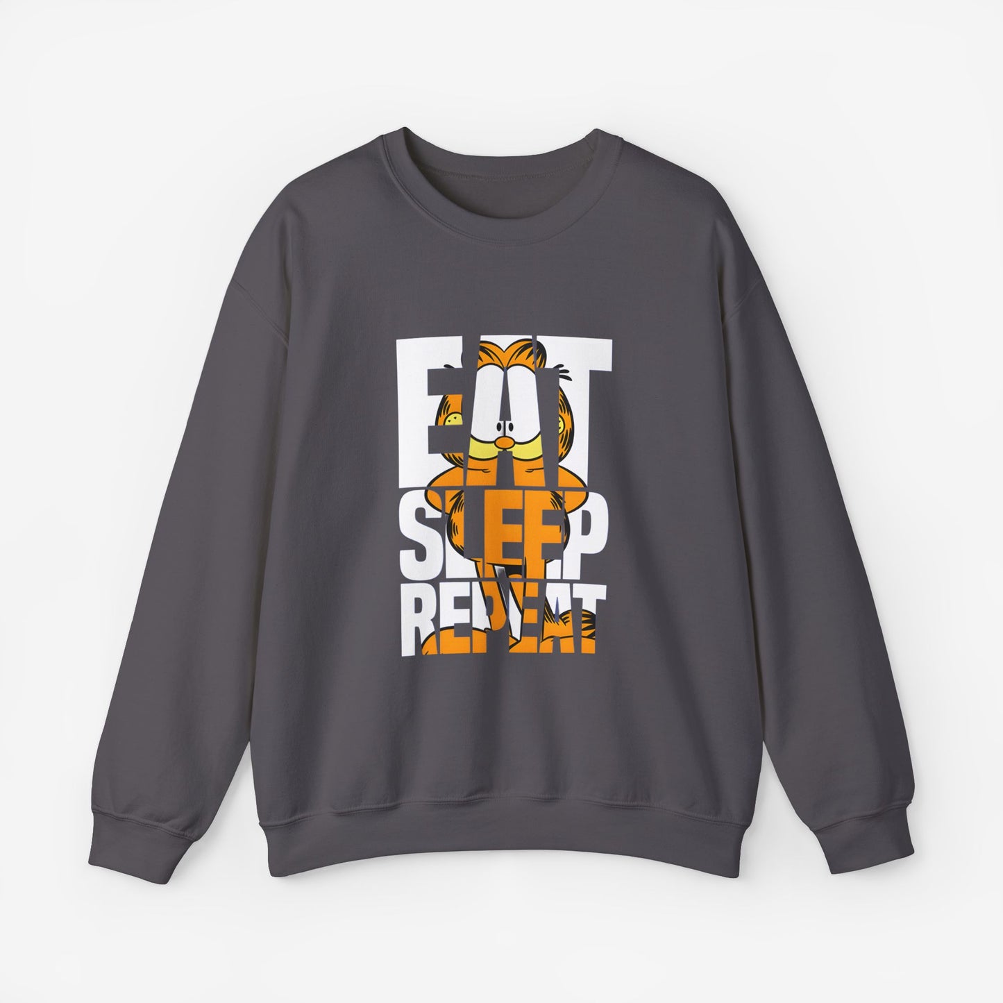 EAT SLEEP REPEAT Sweatshirt Charcoal S