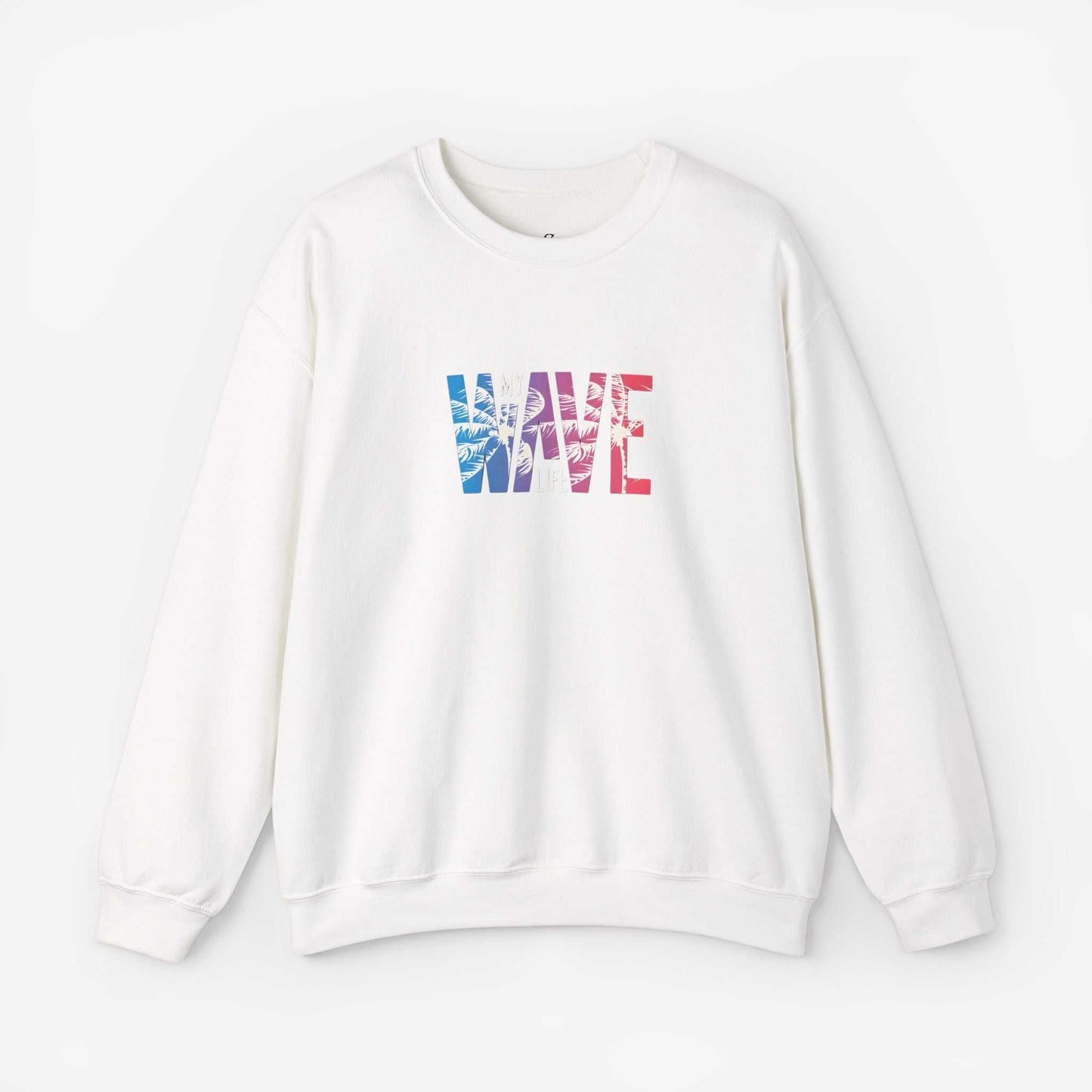 Unisex Heavy Blend™ Wave Sweatshirt - Cozy Ocean Vibe Apparel for Beach Lovers