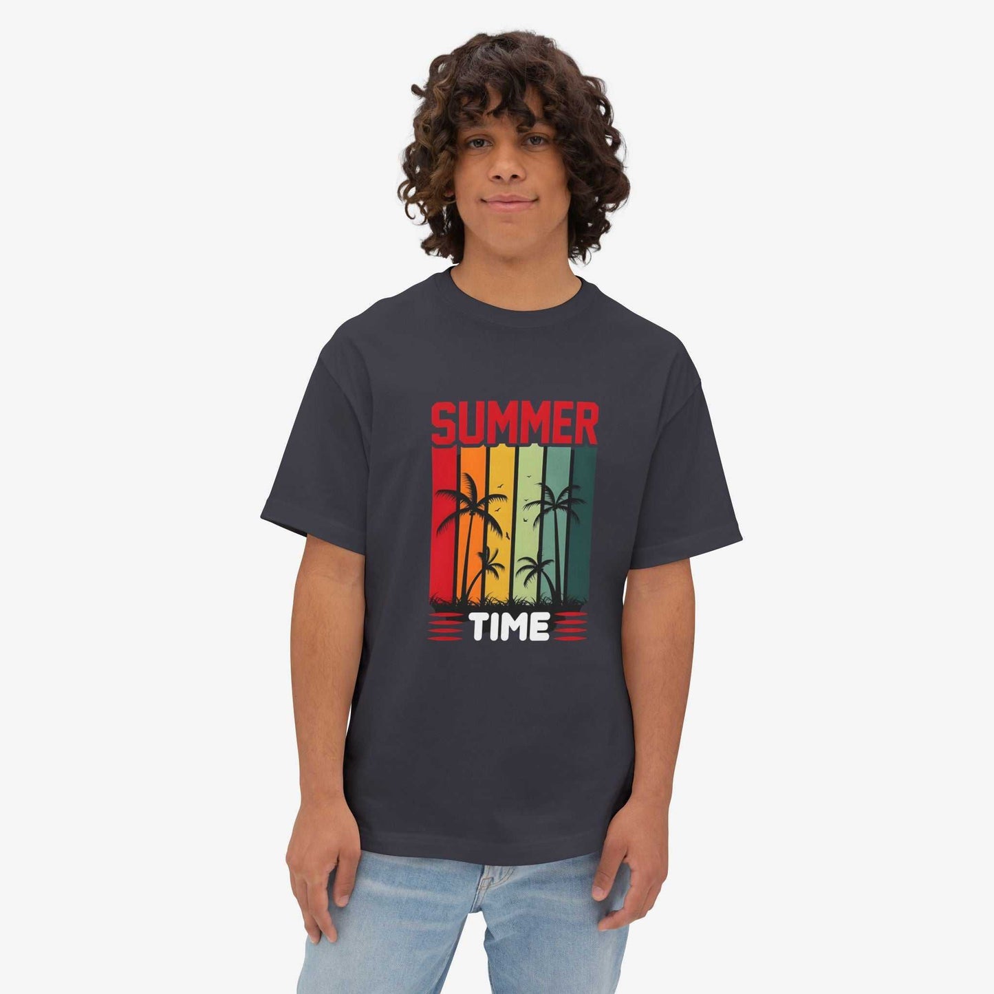 Summer Vibes Unisex Oversized Boxy Tee