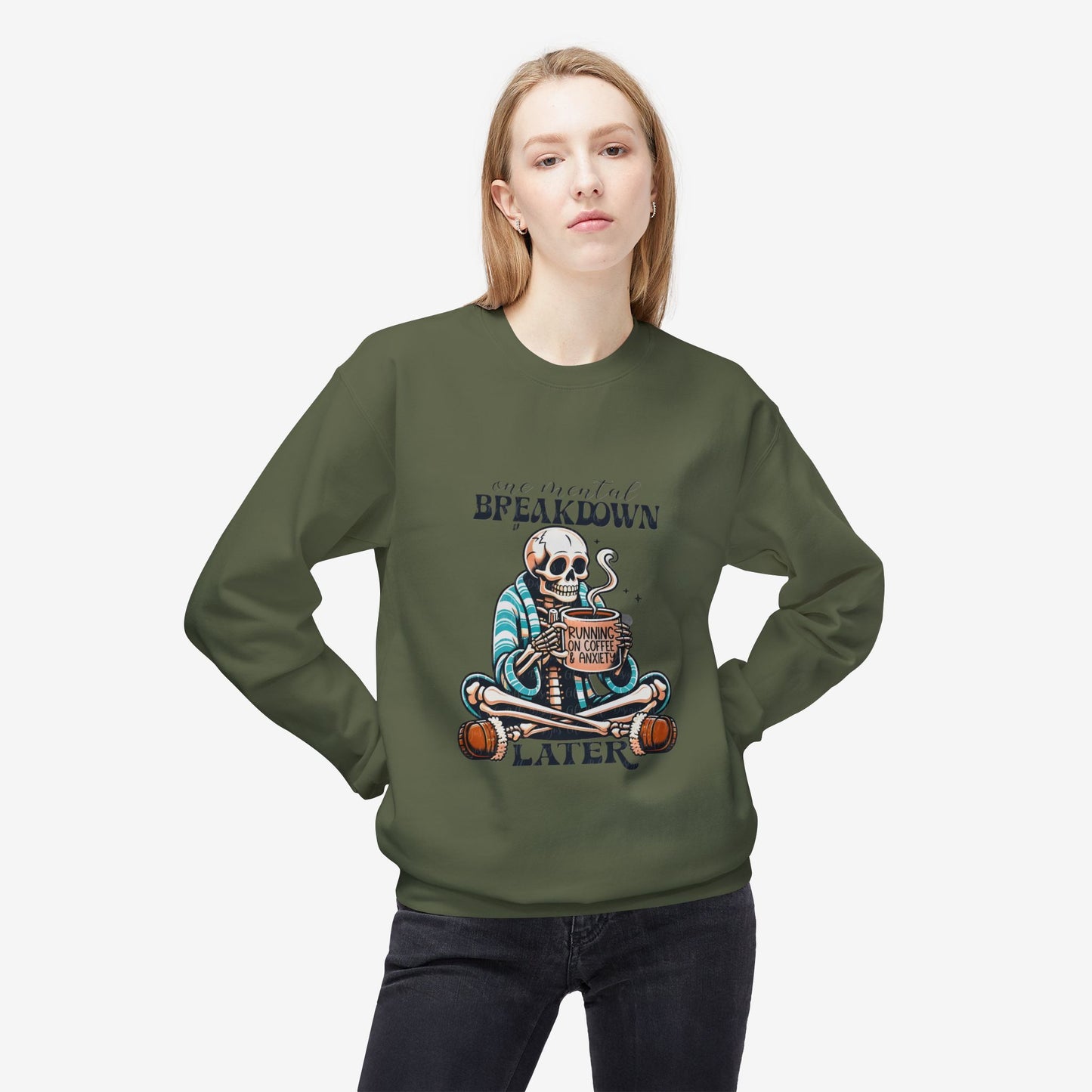 Crewneck Sweatshirt Breakdown graphic