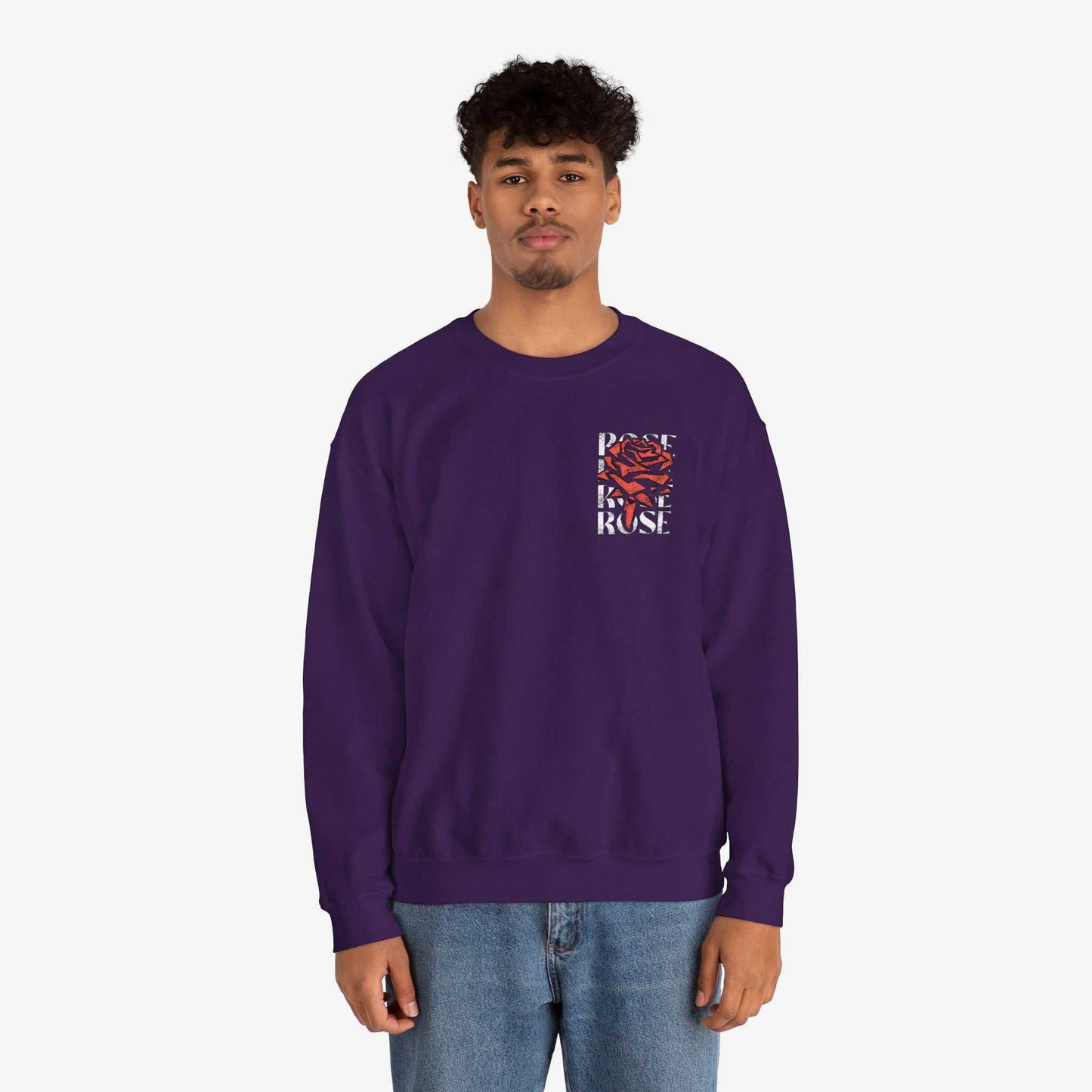 Rose Graphic Unisex Crewneck Sweatshirt