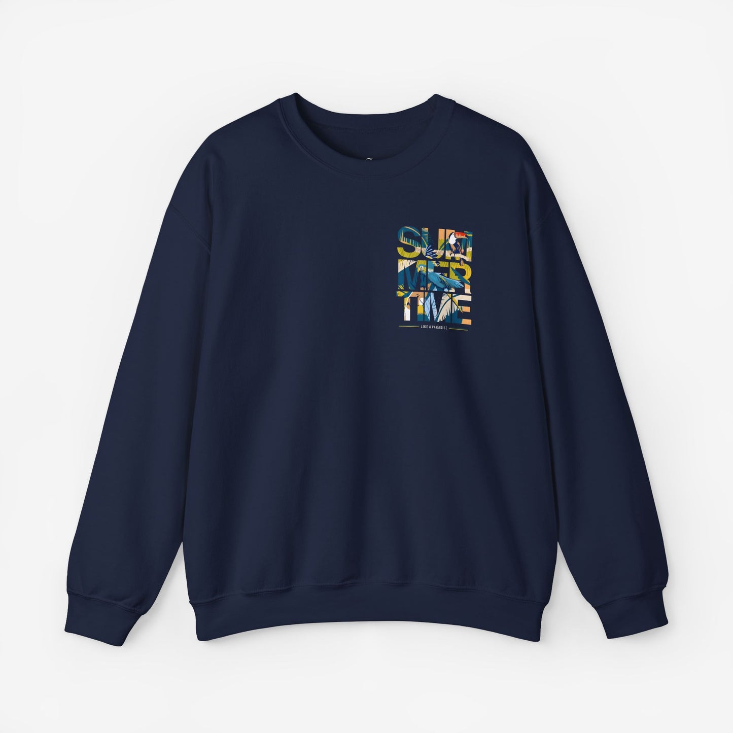 Summertime Vibe Unisex Heavy Crewneck Sweatshirt