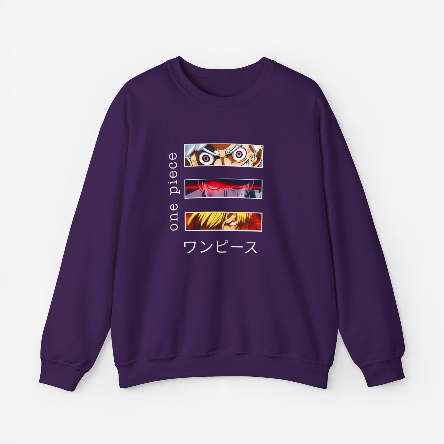Unisex Anime Sweatshirt S Purple