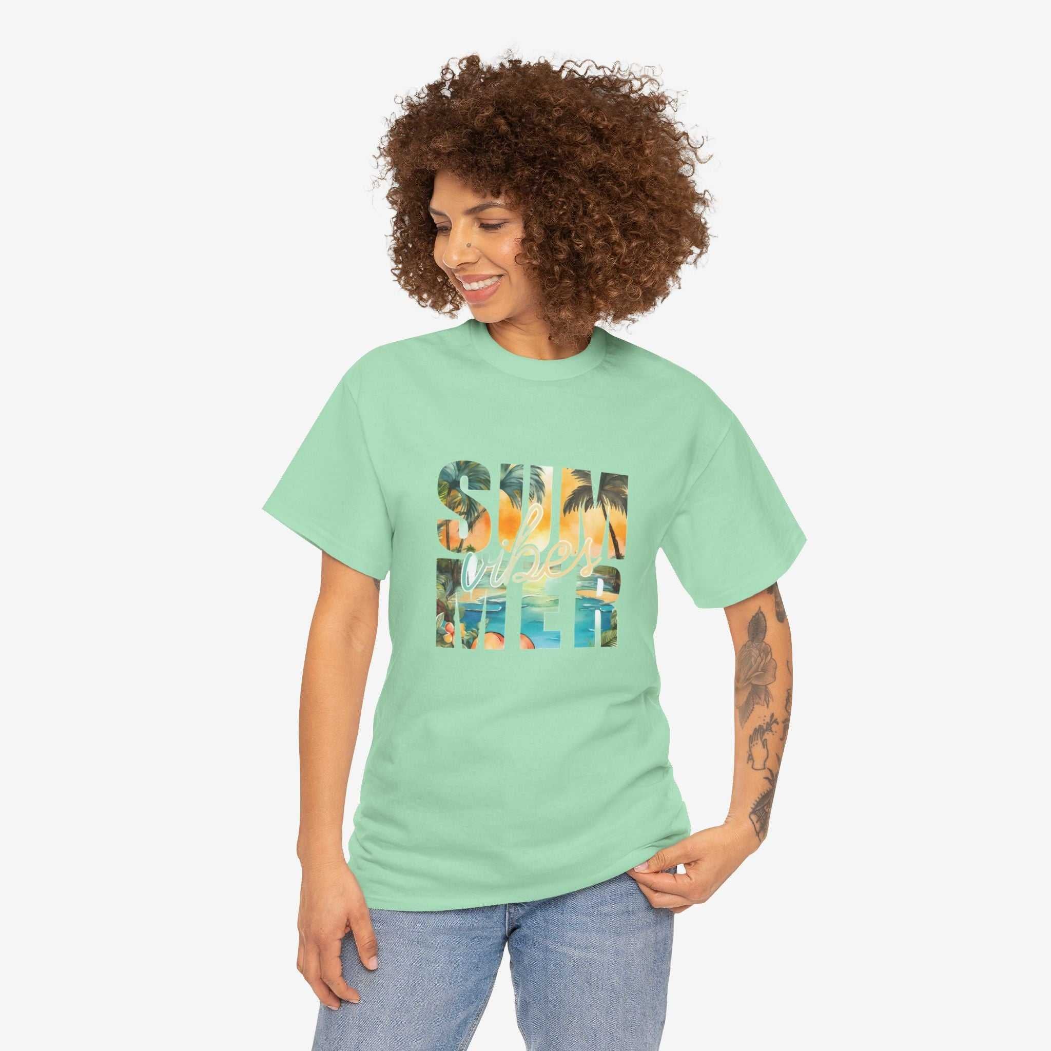 Summer Vibes Unisex Heavy Cotton Tee