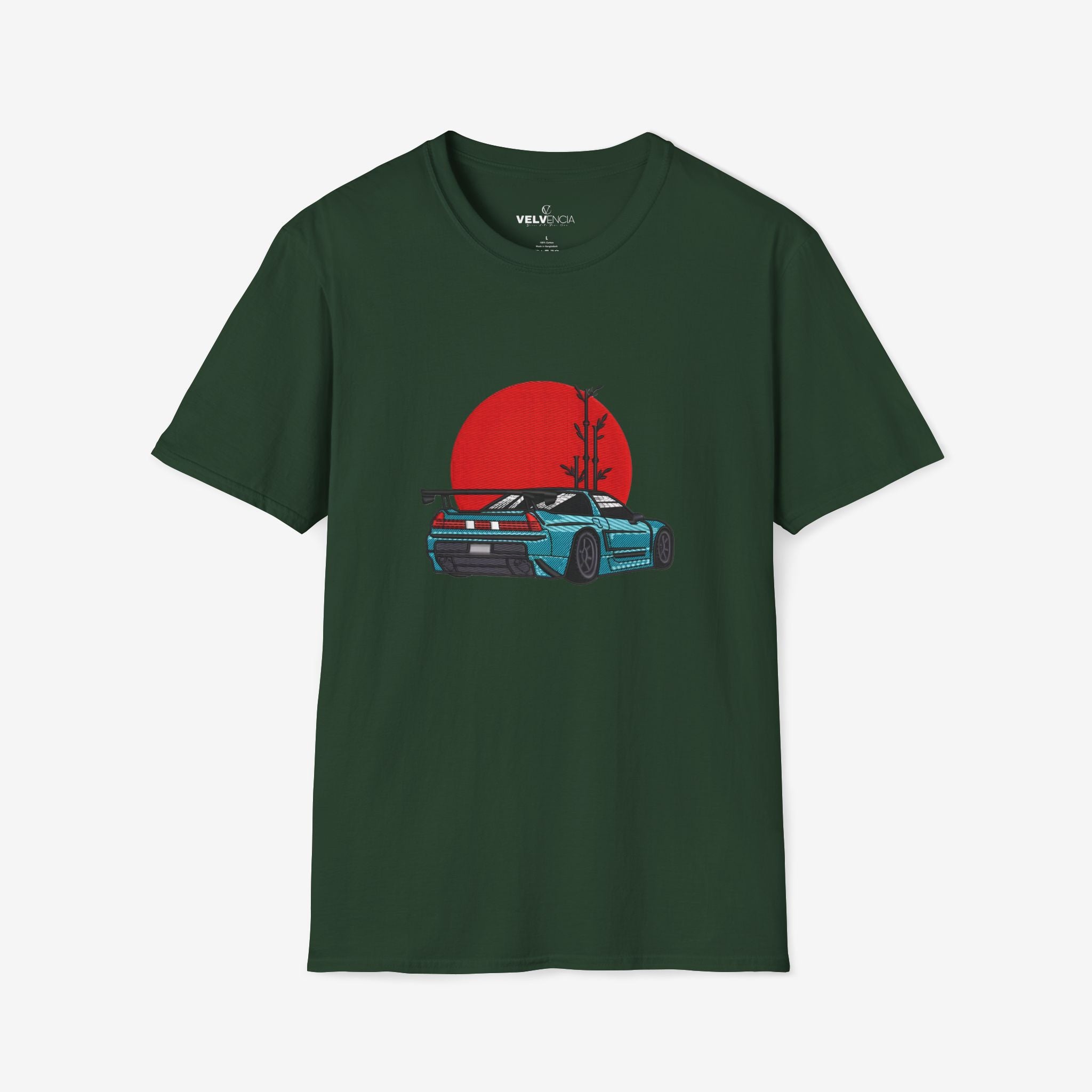 Retro Car Graphic Unisex T-Shirt - Vintage Sunset Design