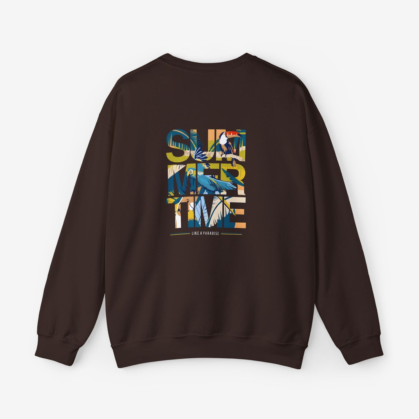 Summertime Vibe Unisex Heavy Crewneck Sweatshirt