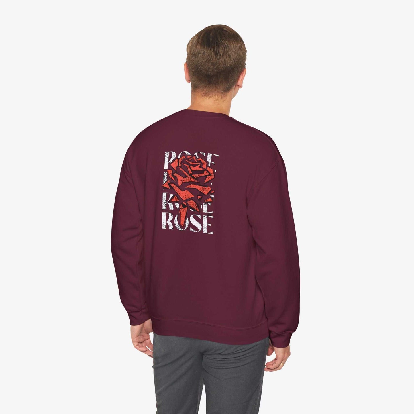 Rose Graphic Unisex Crewneck Sweatshirt