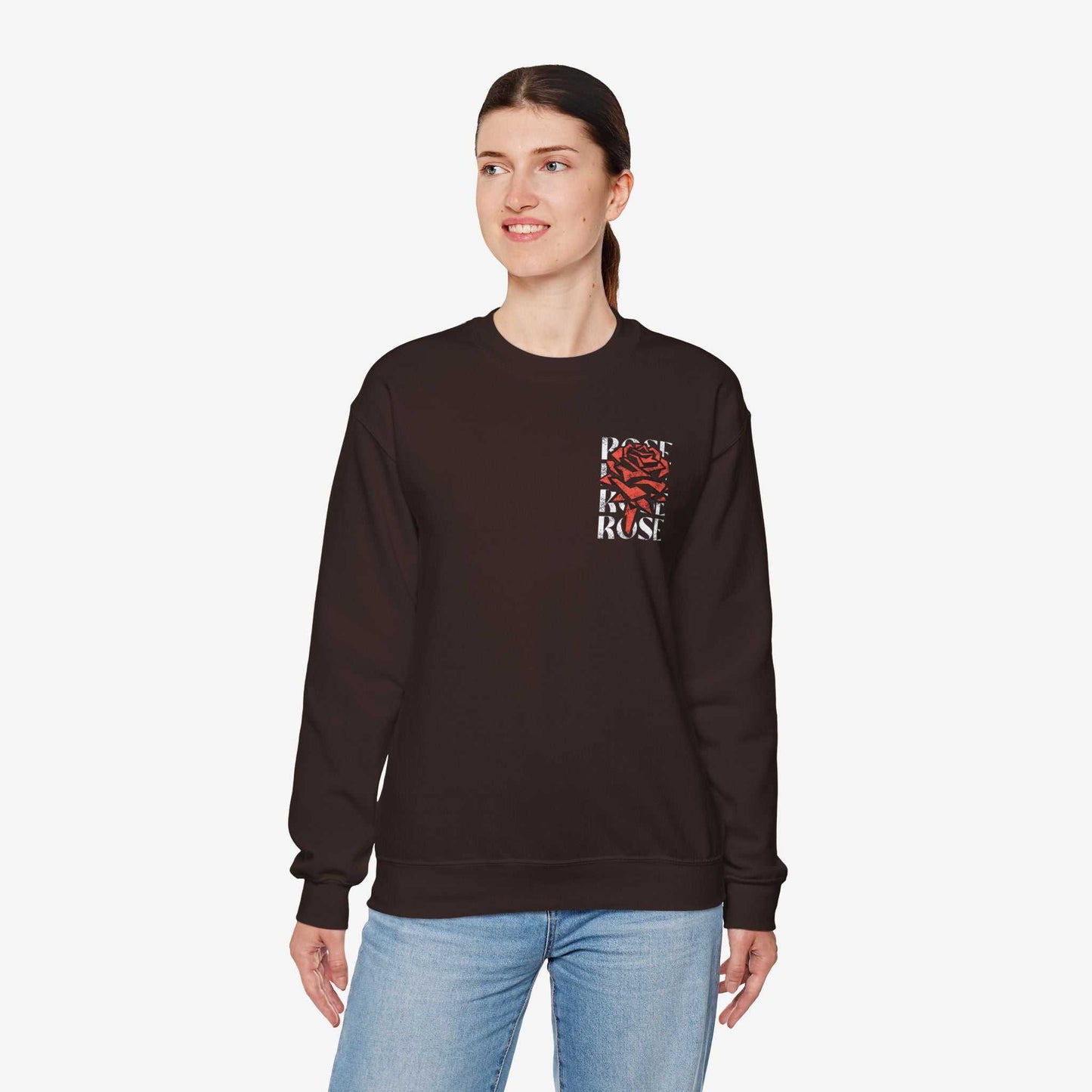 Rose Graphic Unisex Crewneck Sweatshirt