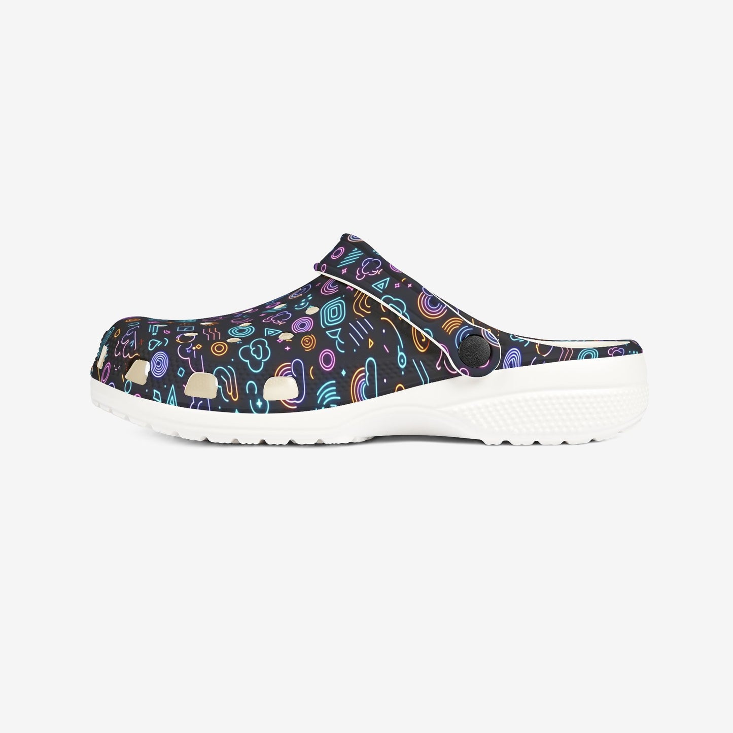 Neon Emojis Men's Clogs