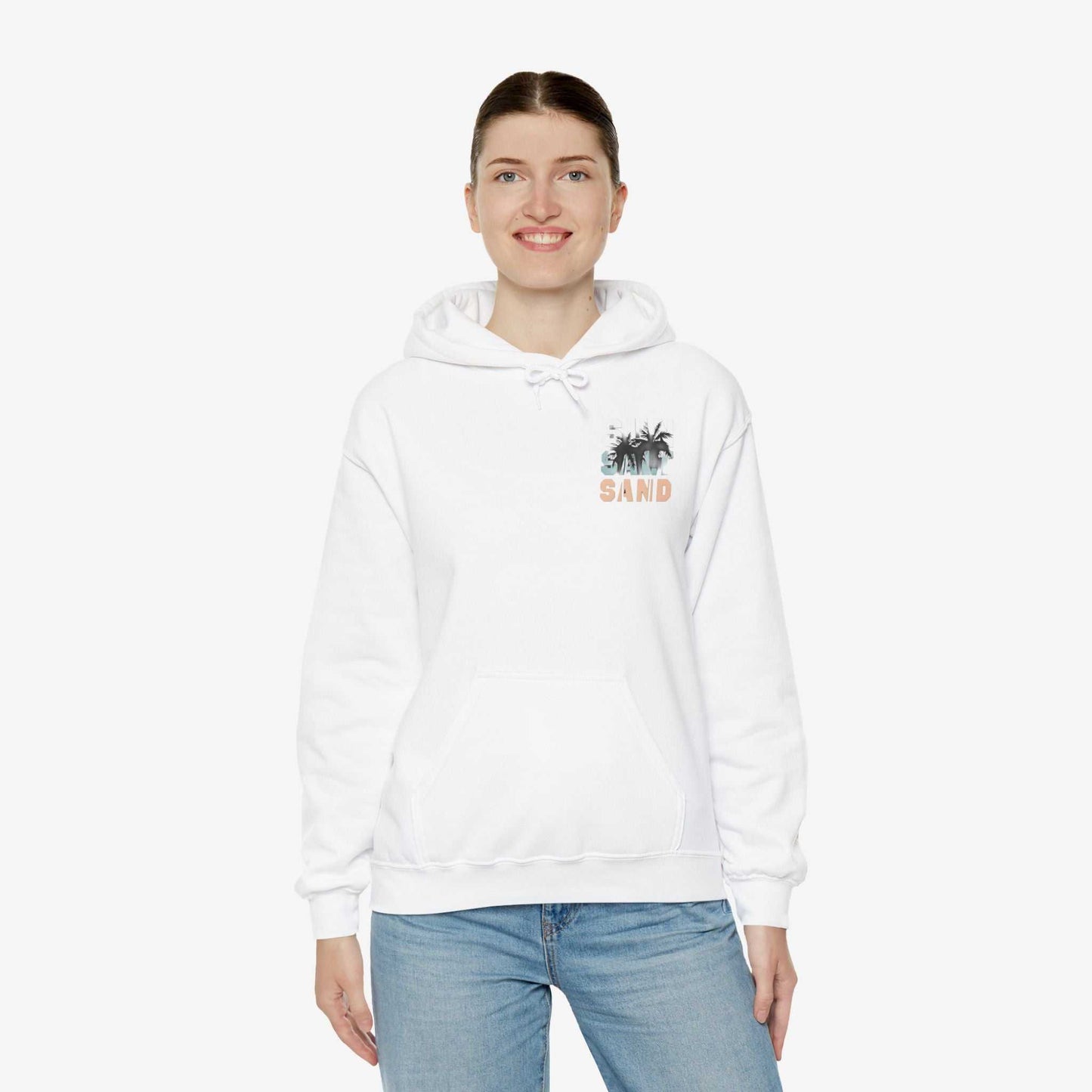 Santa Monica Surf Hoodie with Palm Tree Design