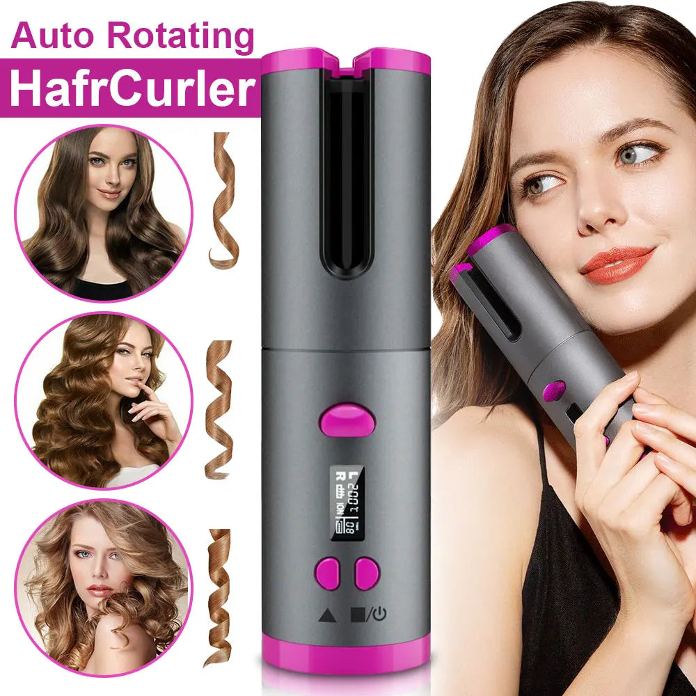 Cordless Automatic Hair Curler