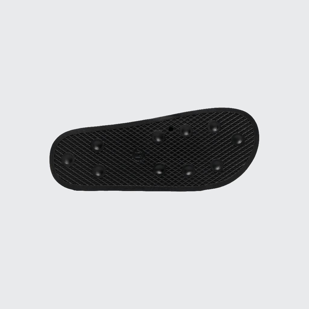 Casual Men's Slide Sandals - Comfortable Black Slides with Cool Graphic Design