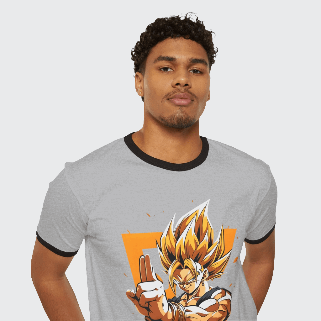 Custom T-Shirt Goku CottonCrew neckDTG