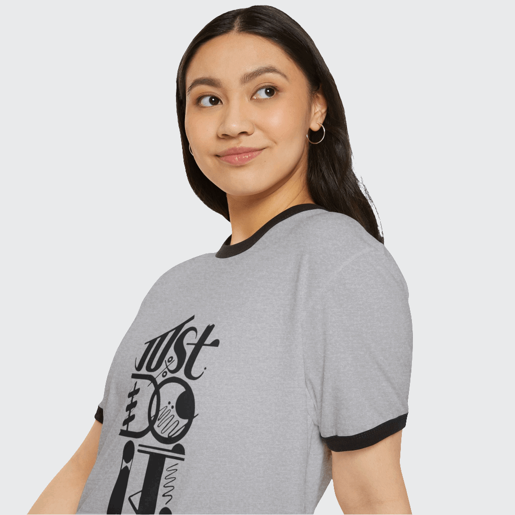 Custom T-Shirt Just Do It CottonCrew neckDTG