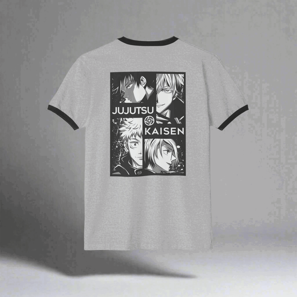 GOJO SATORU Ringer T-Shirt CottonCrew neckDTG