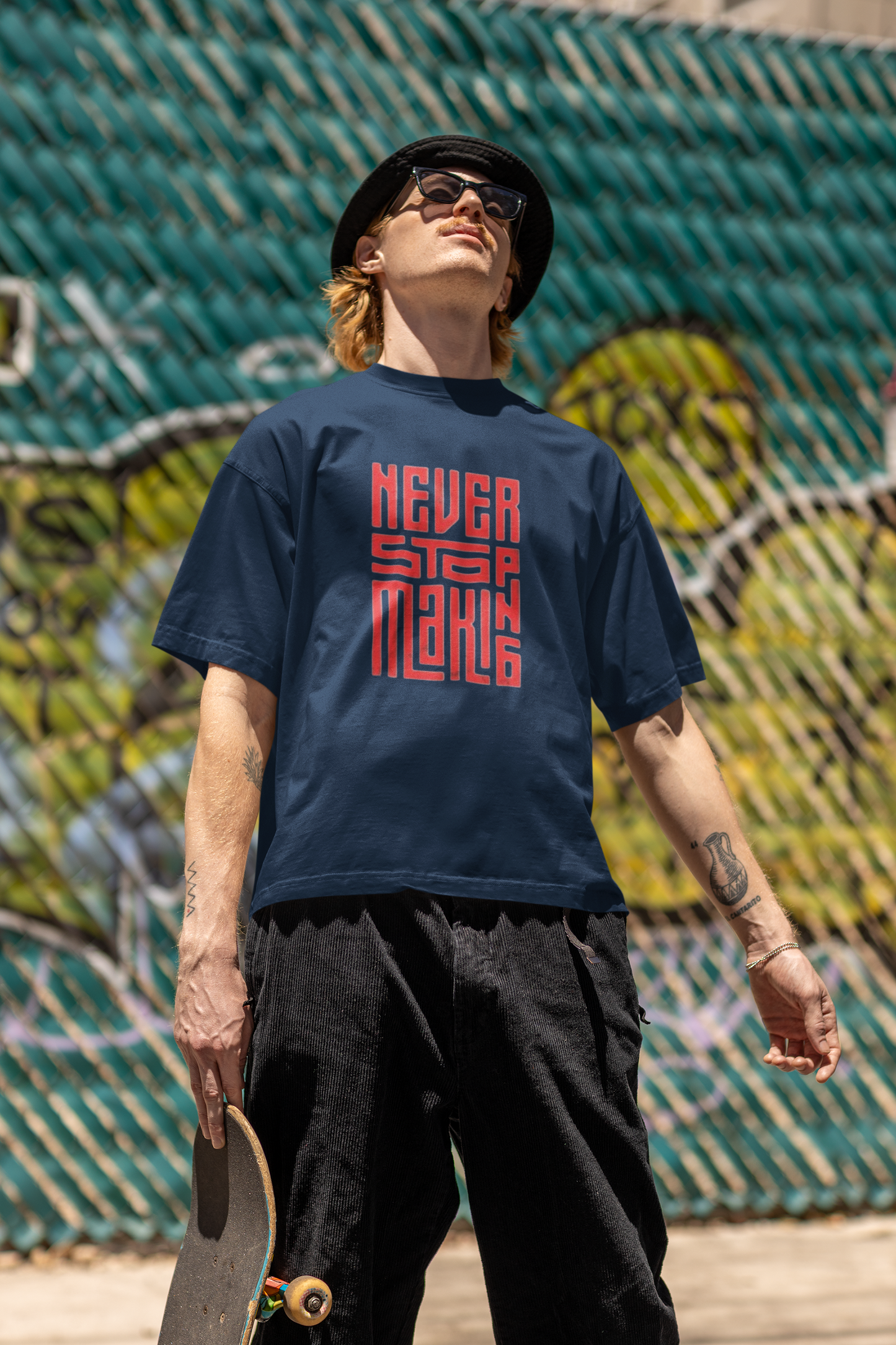 NEVER STOP MAKING Oversized T-Shirt