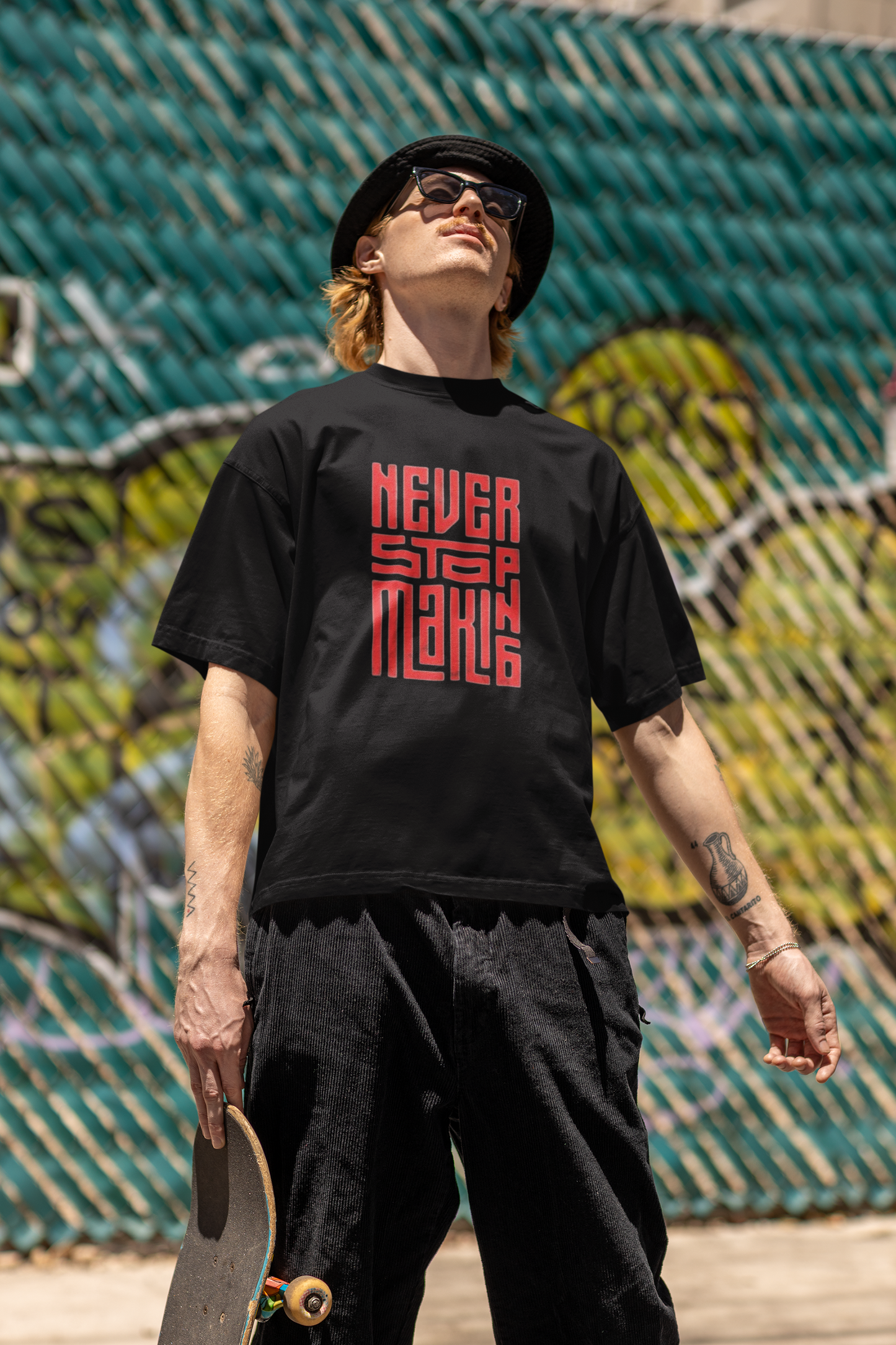 NEVER STOP MAKING Oversized T-Shirt