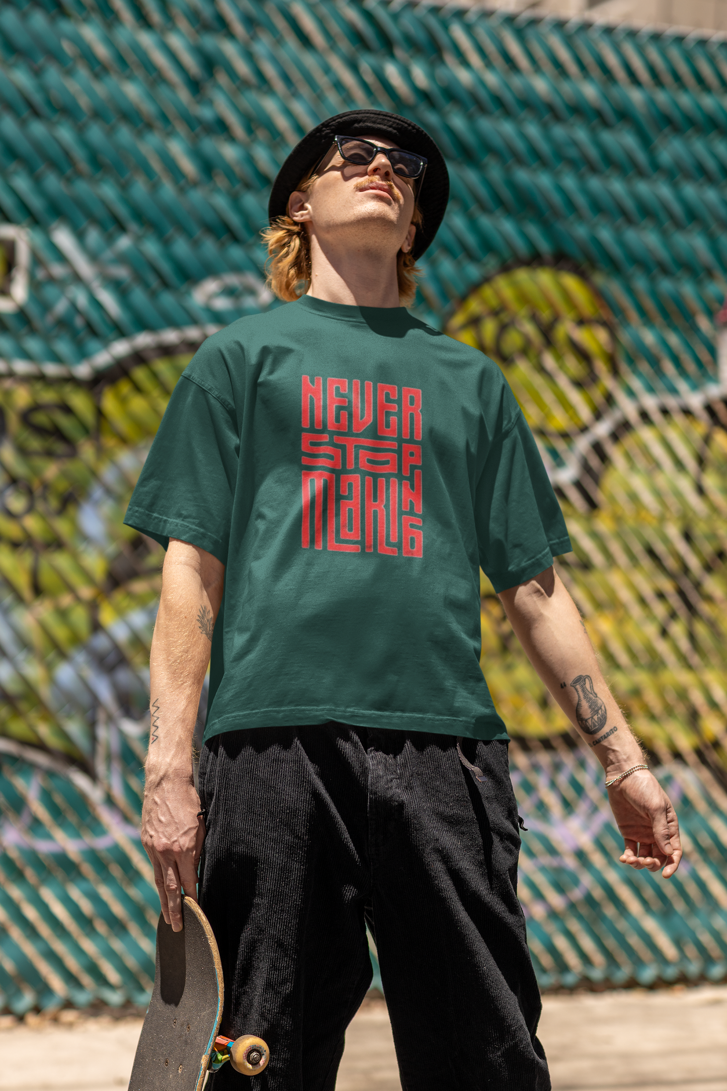 NEVER STOP MAKING Oversized T-Shirt